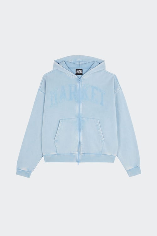 Hoodie zippé - Taille S Bleu