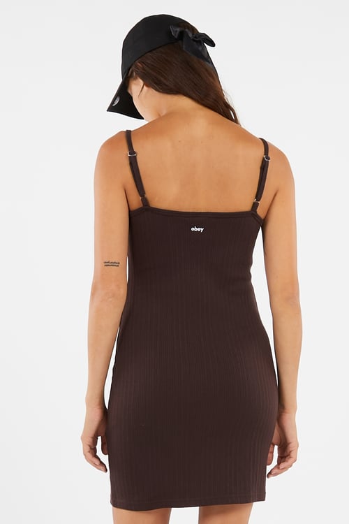 OBEY Robe Marron