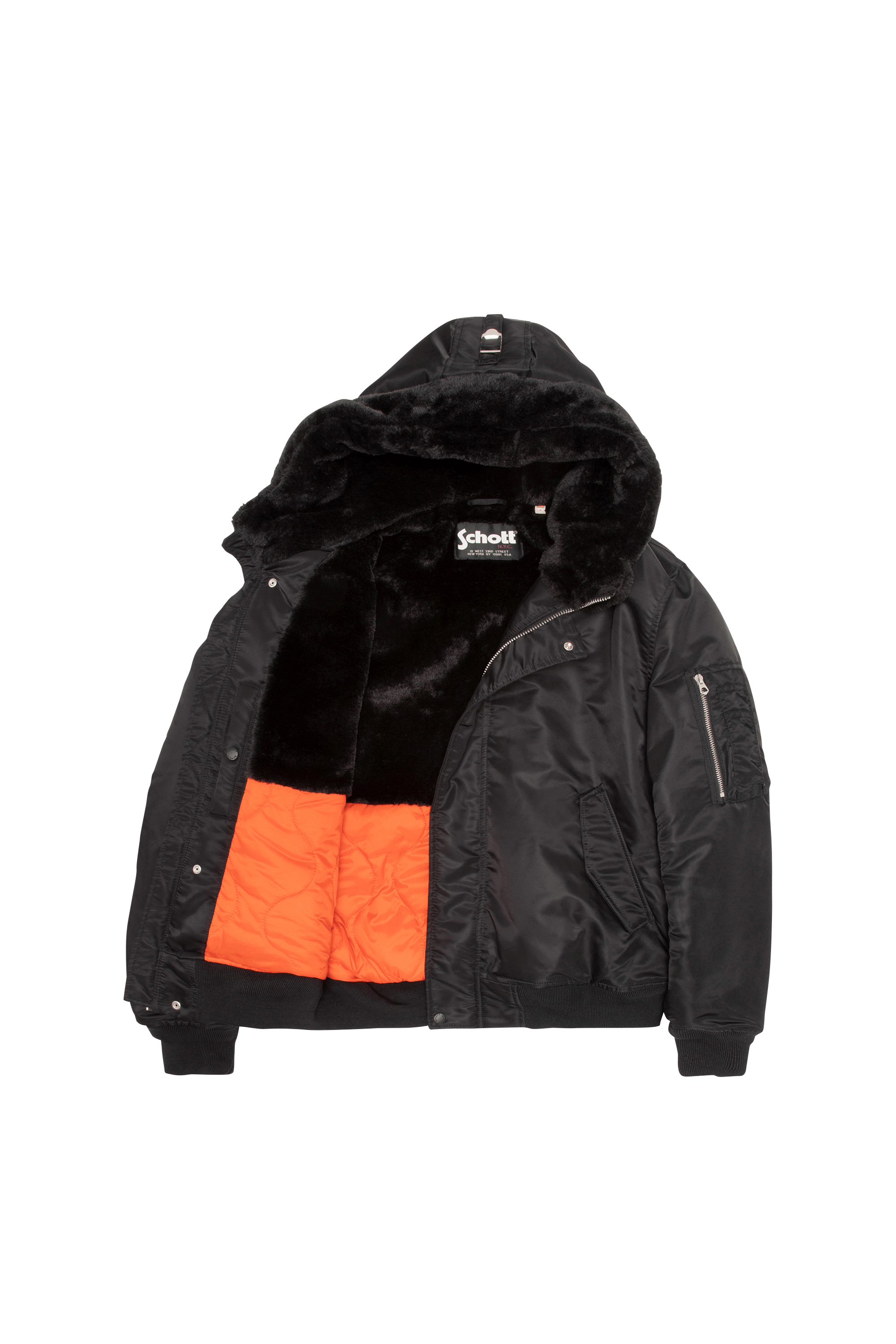 Bomber jacket | Black SCHOTT Men