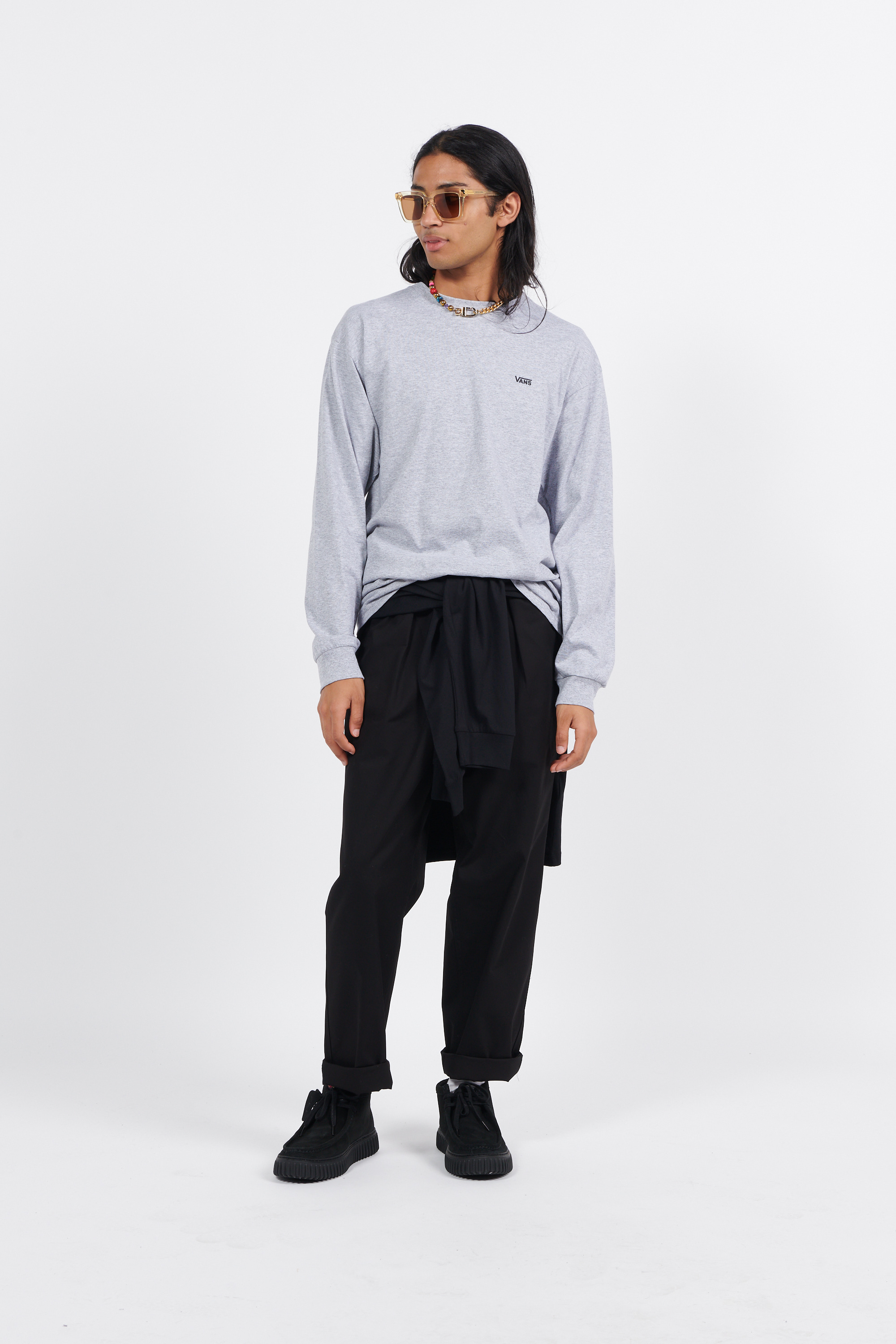 T-shirt manches longues  Gris