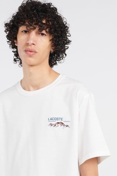 LACOSTE T-shirt Beige