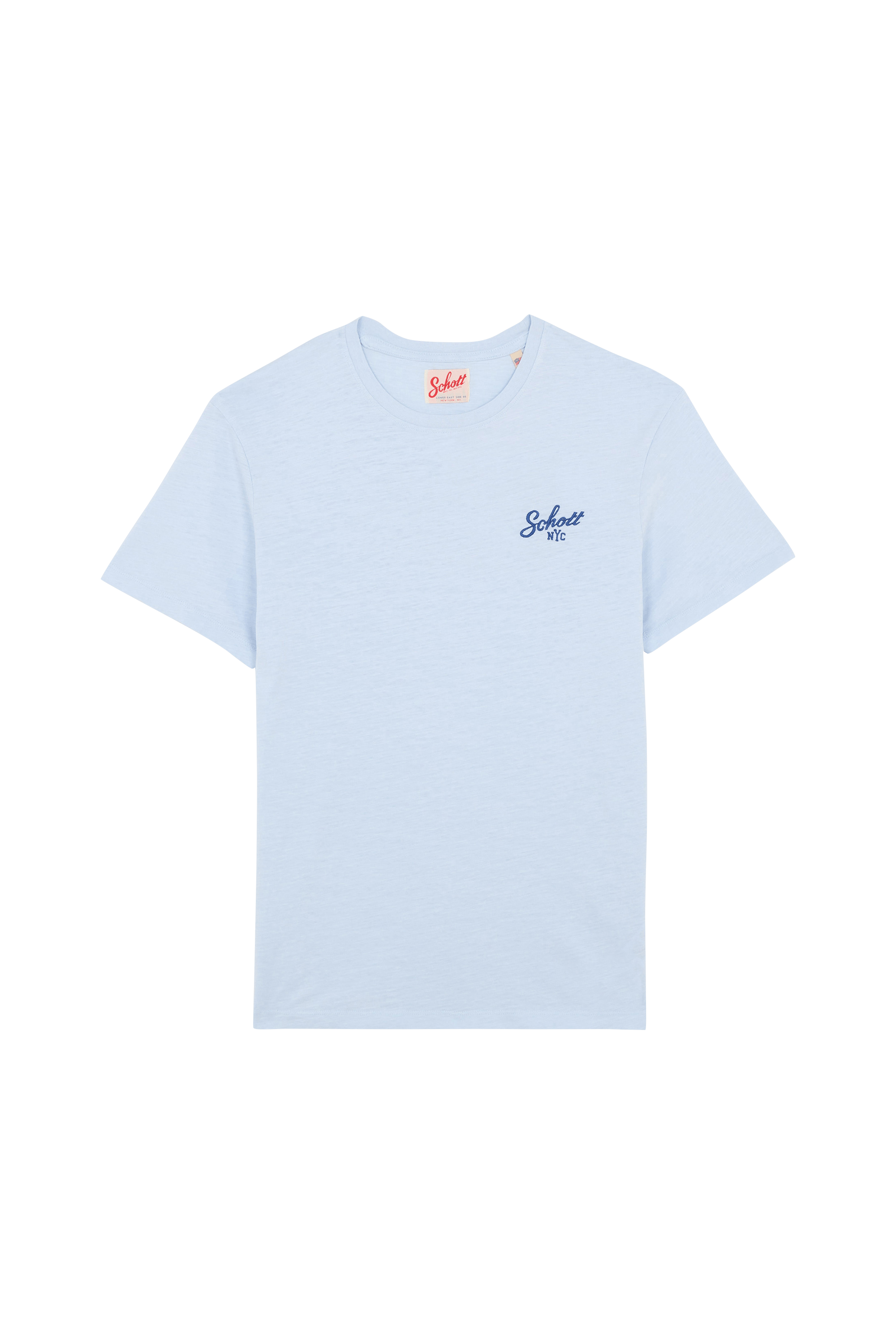 T-shirt TSHIRT SCHOTT Sky