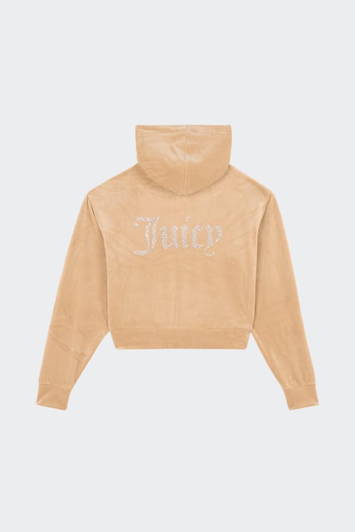 JUICY COUTURE zip-up hoodie Beige