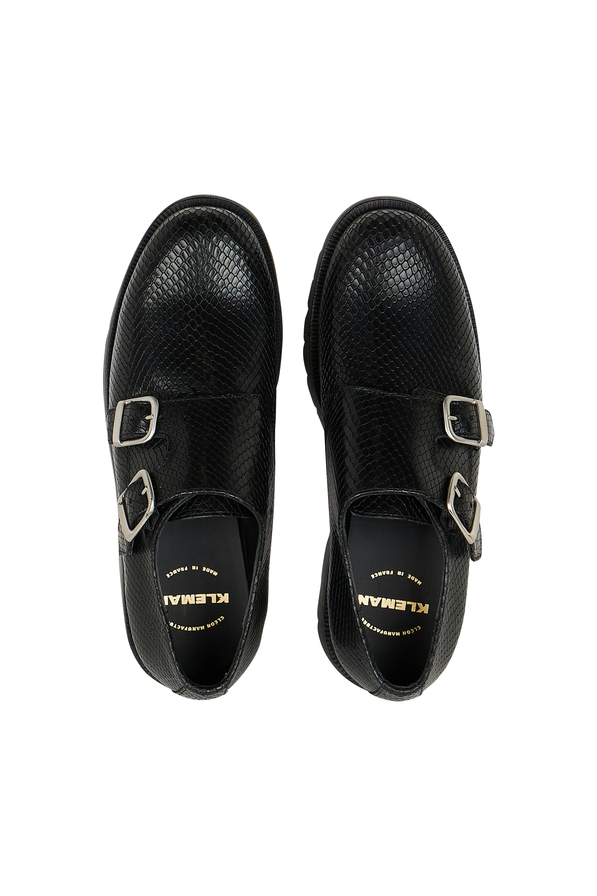 Chaussures Monk KLEMAN Noir