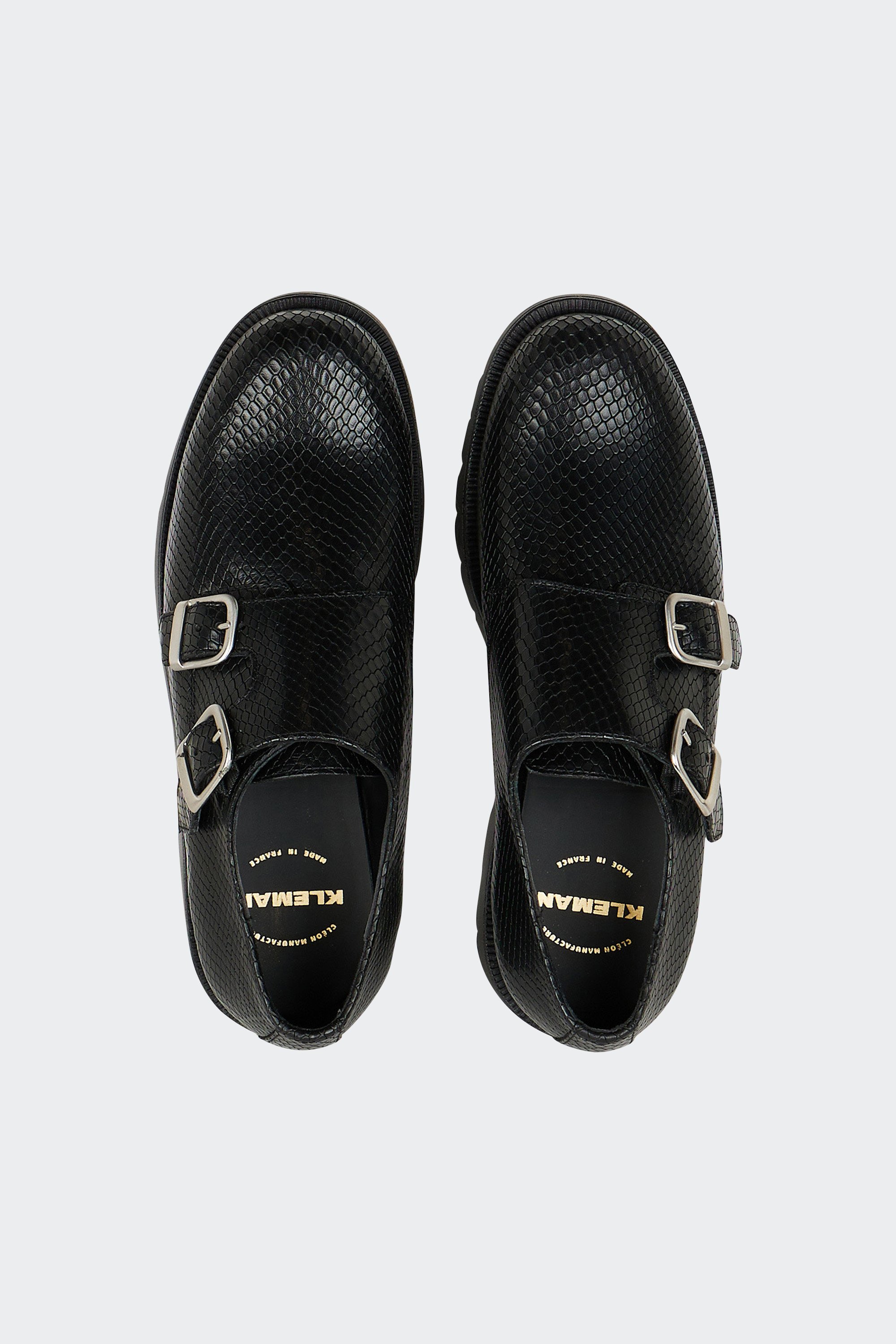 Monk Shoes | Black by KLEMAN Monk Shoes Black