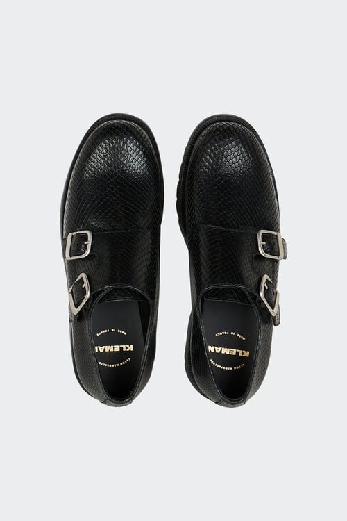 KLEMAN Chaussures Monk Noir