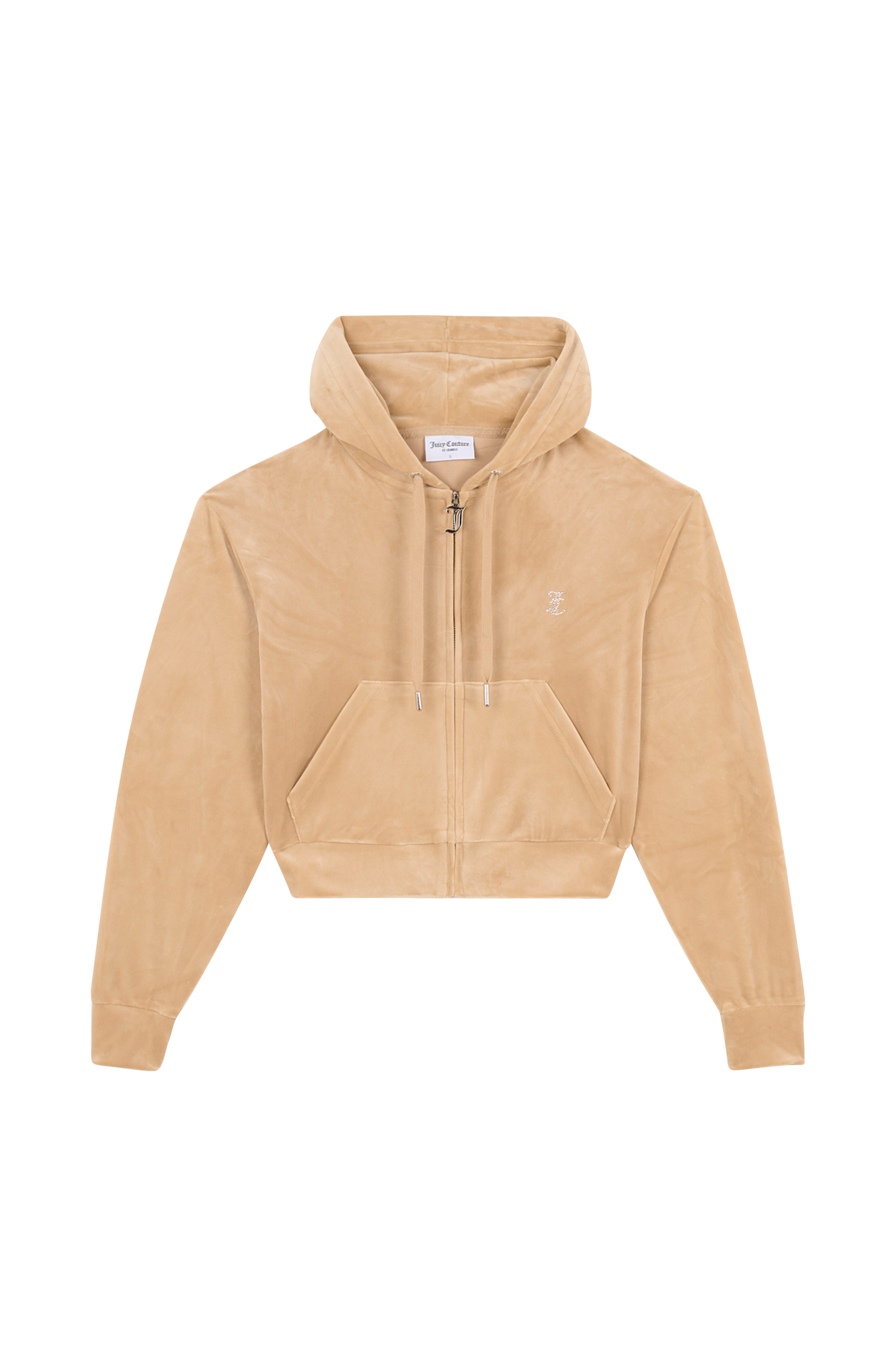 zip-up hoodie Beige