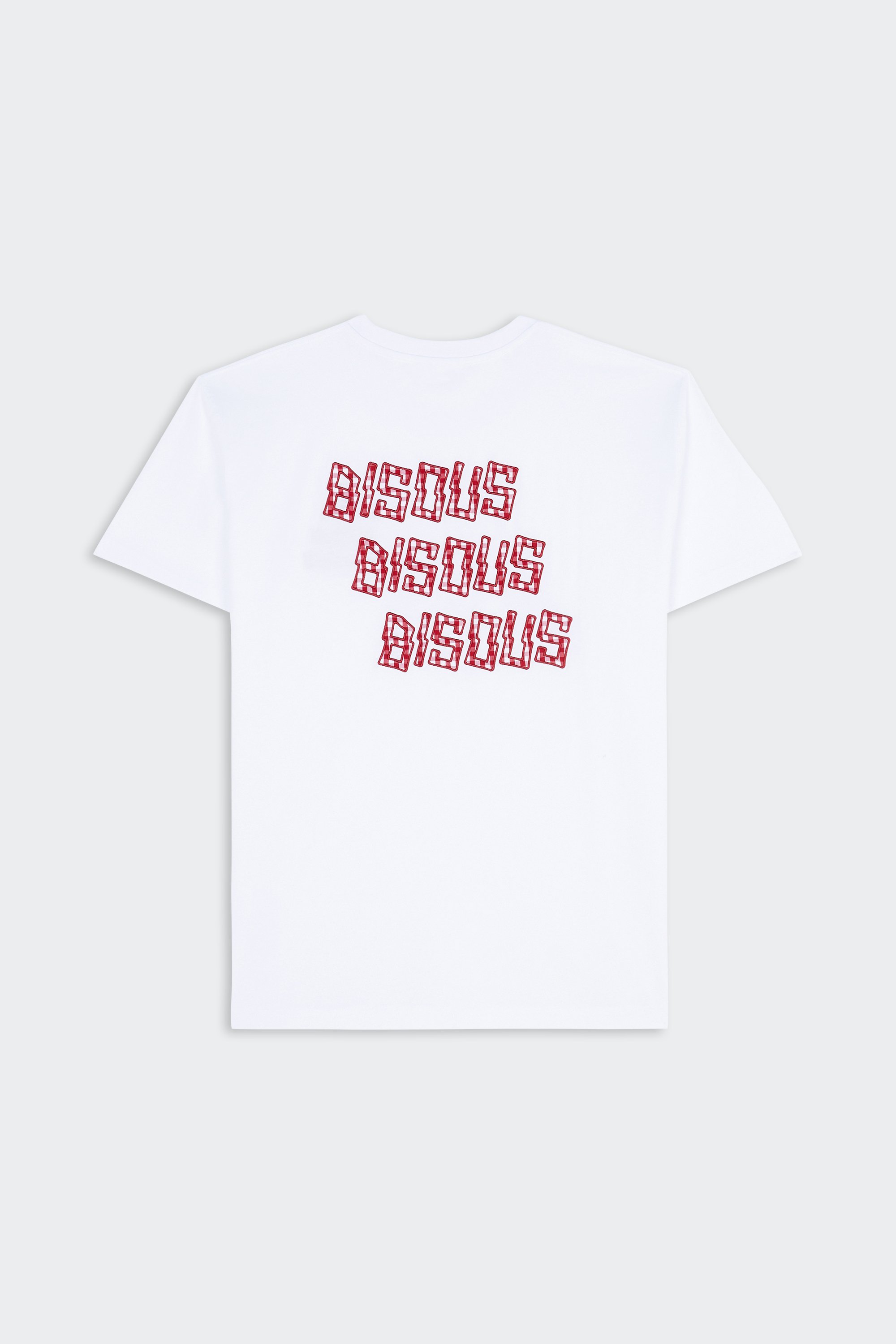 Regular-fit round-neck cotton T-shirt | White by BISOUS SKATEBOARDS Regular-fit round-neck cotton T-shirt White