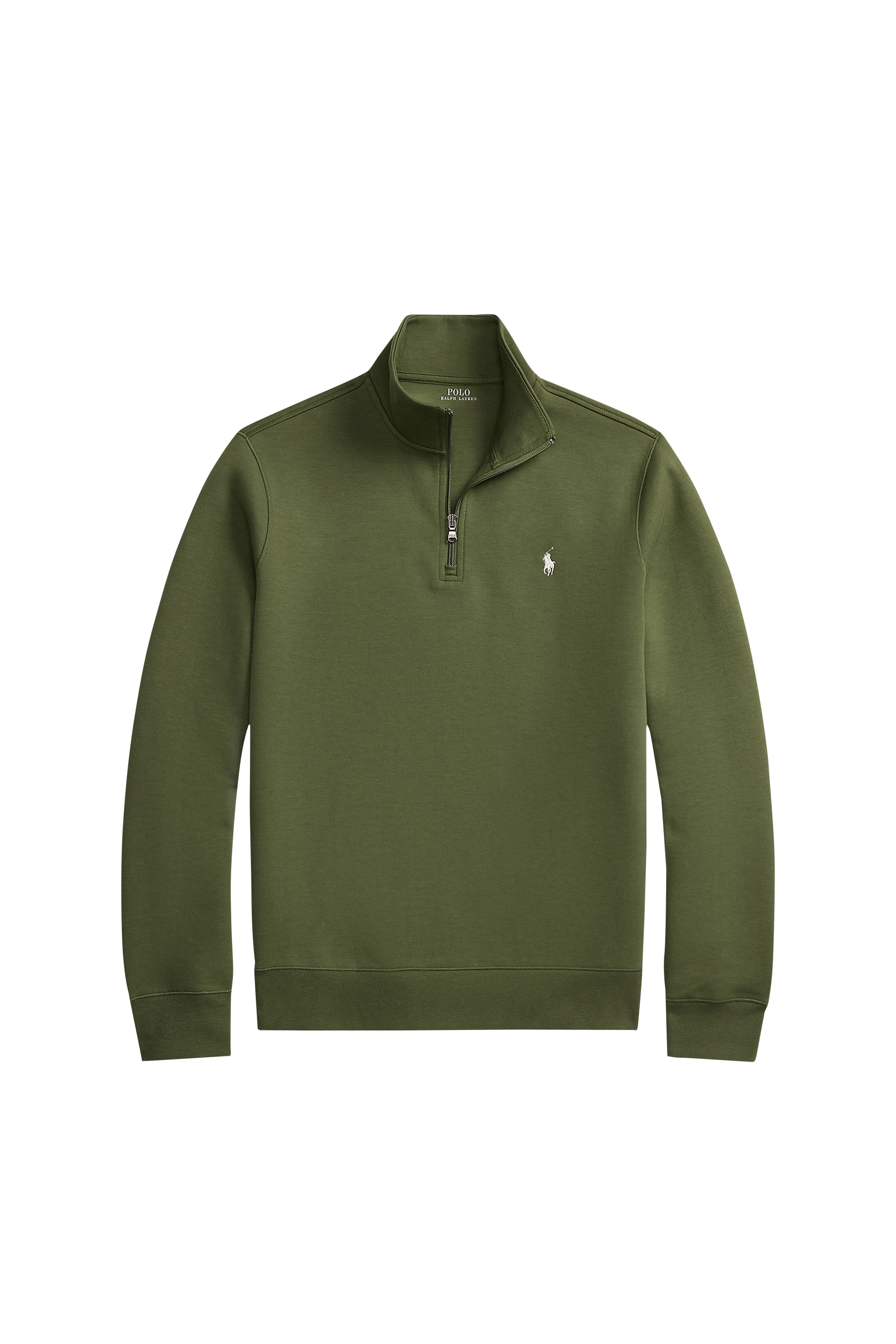 Sweatshirt Double-Knit Quarter-Zip Pullover Supply olive/c1730