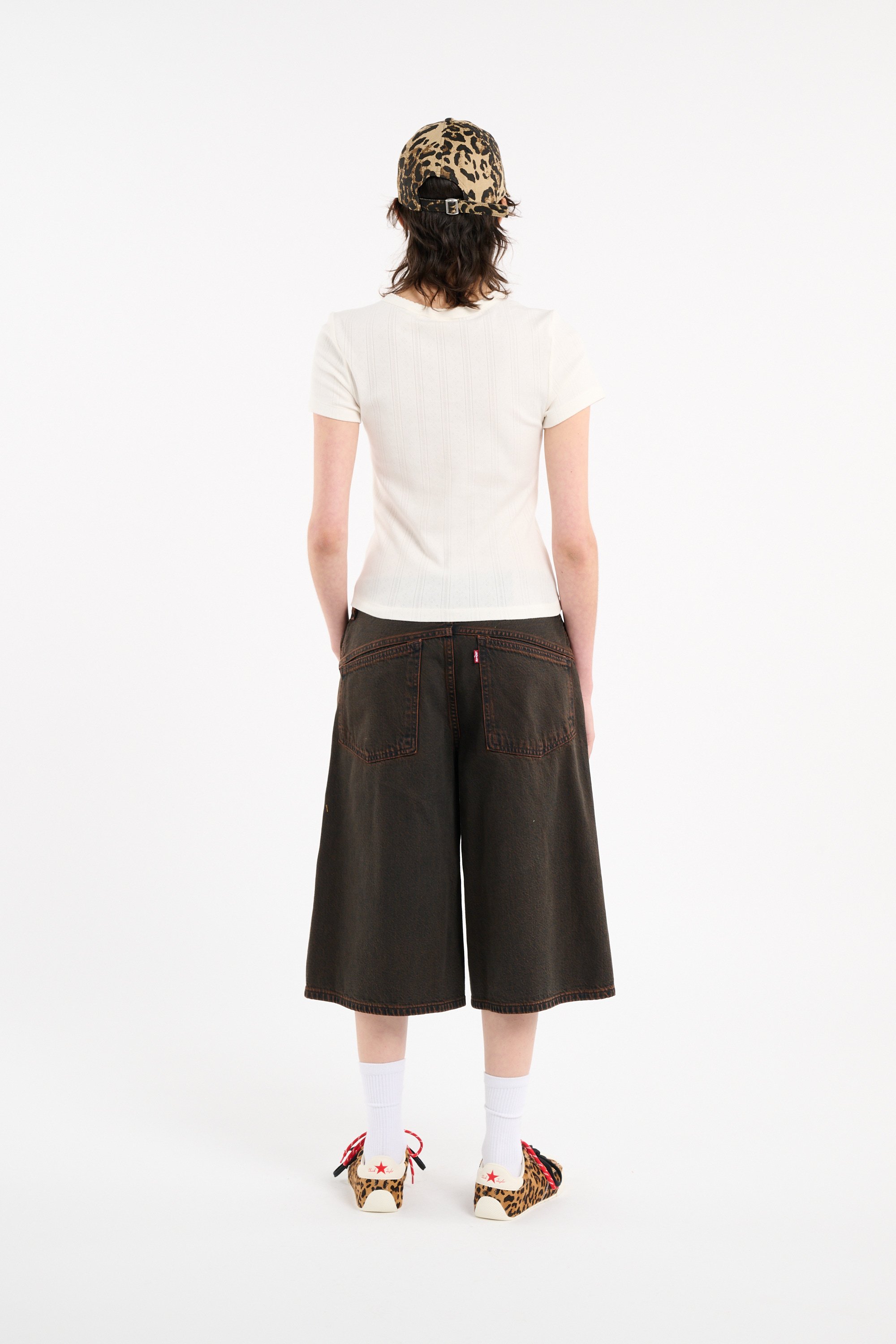 Denim shorts | Brown LEVI'S Women