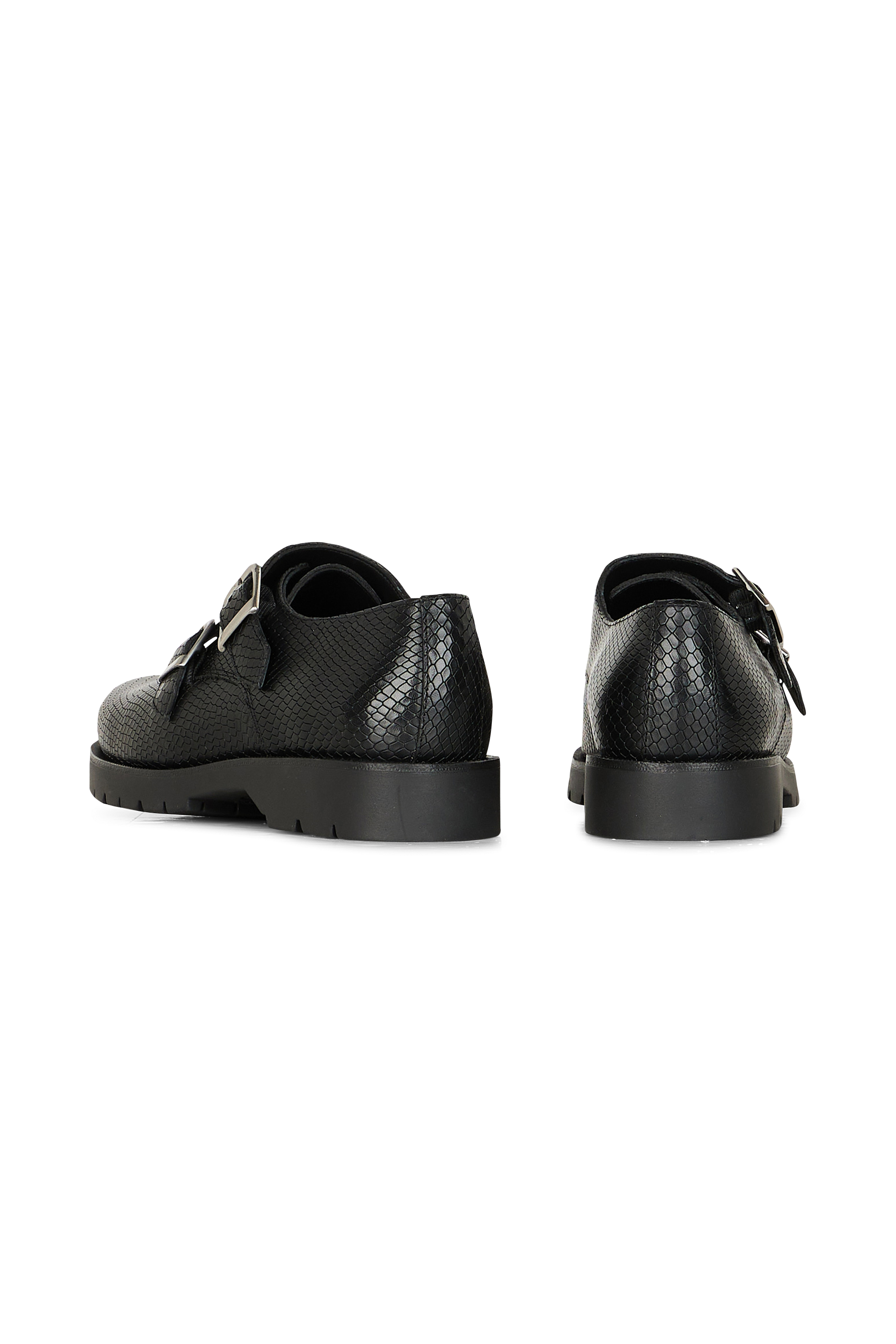 Chaussures Monk Noir