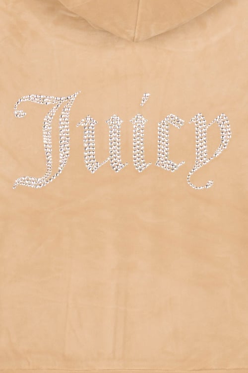 JUICY COUTURE zip-up hoodie Beige