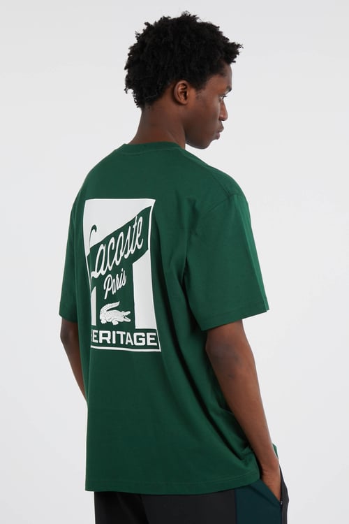 LACOSTE T-shirt Vert