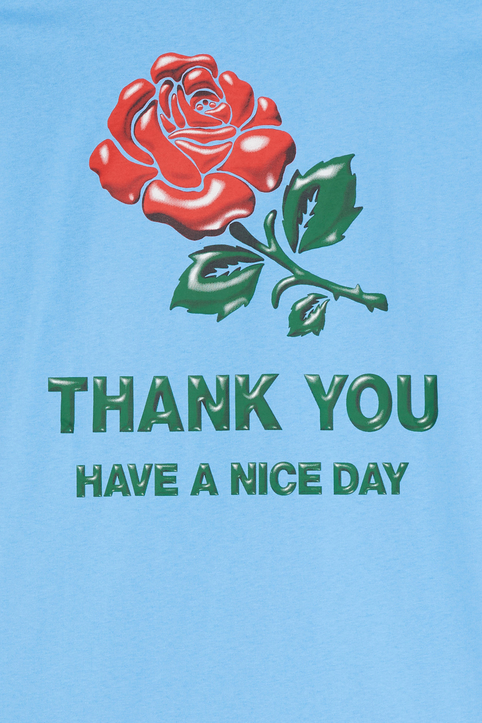 Regular-fit round-neck cotton T-shirt Blue