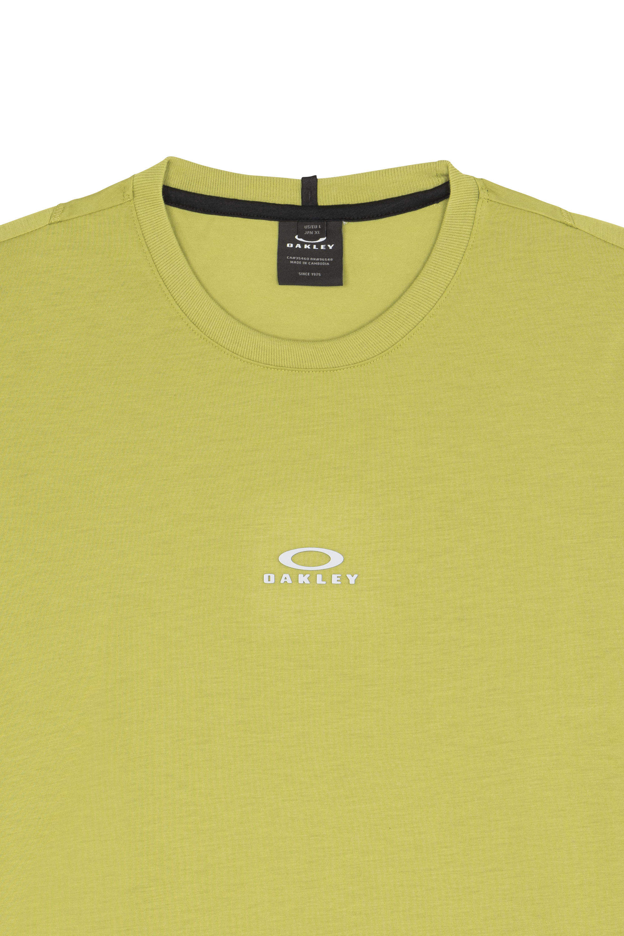 Regular-fit round-neck cotton T-shirt OAKLEY Green