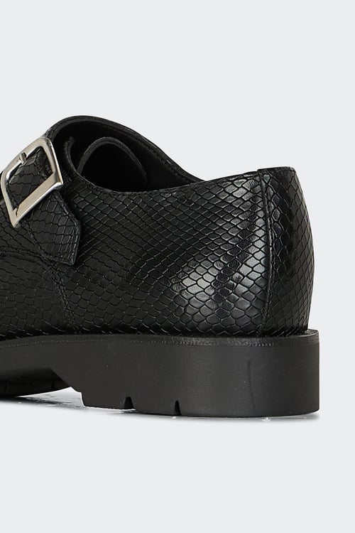 KLEMAN Chaussures Monk Noir