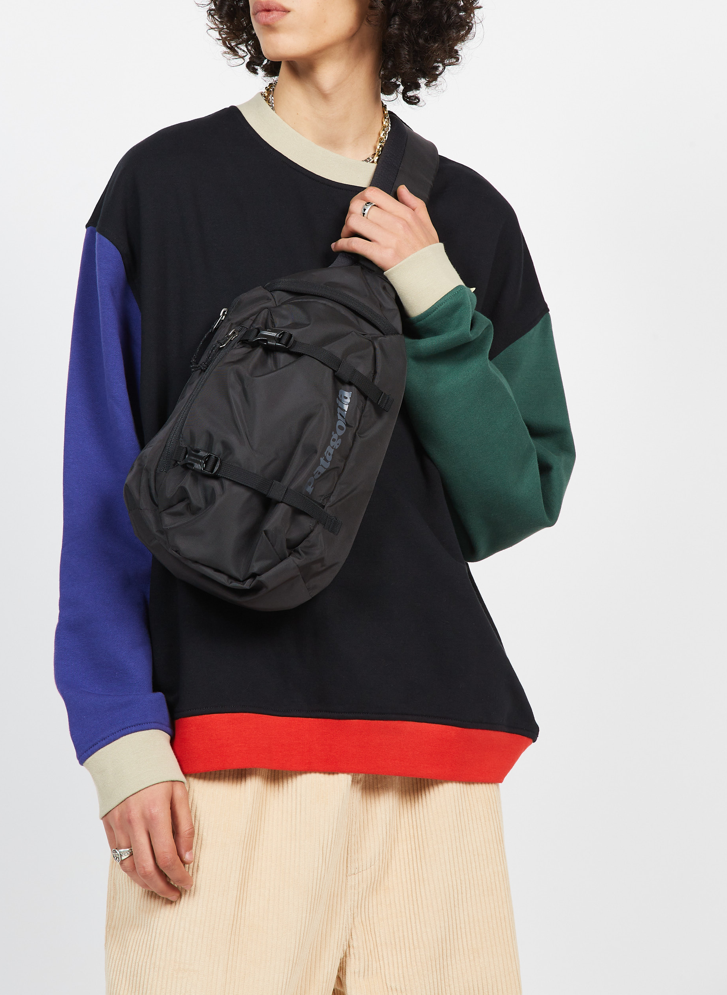 Sac banane zippé uni  PATAGONIA Noir