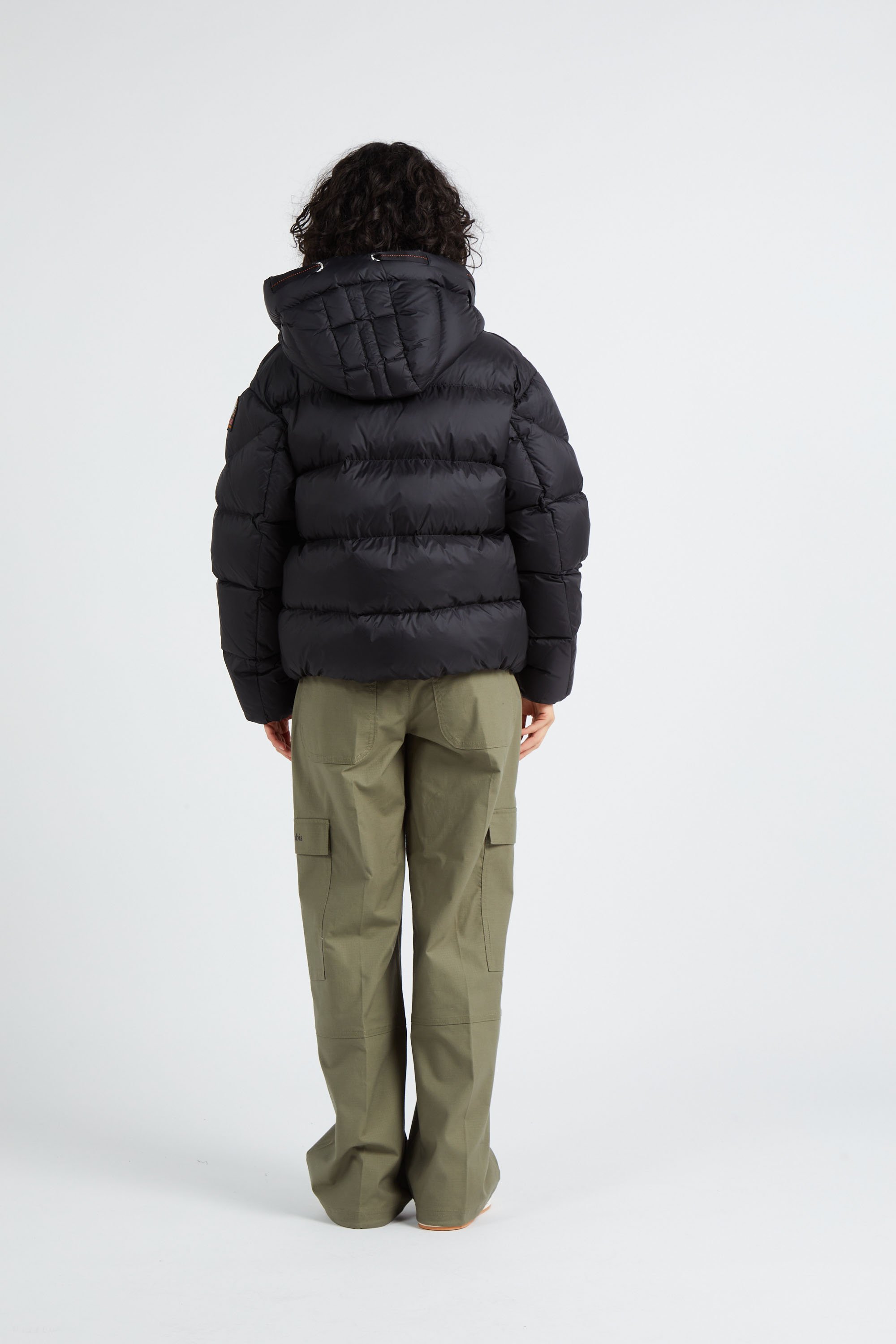 Lightweight quilted padded jacket with high neck | Black PARAJUMPERS Women