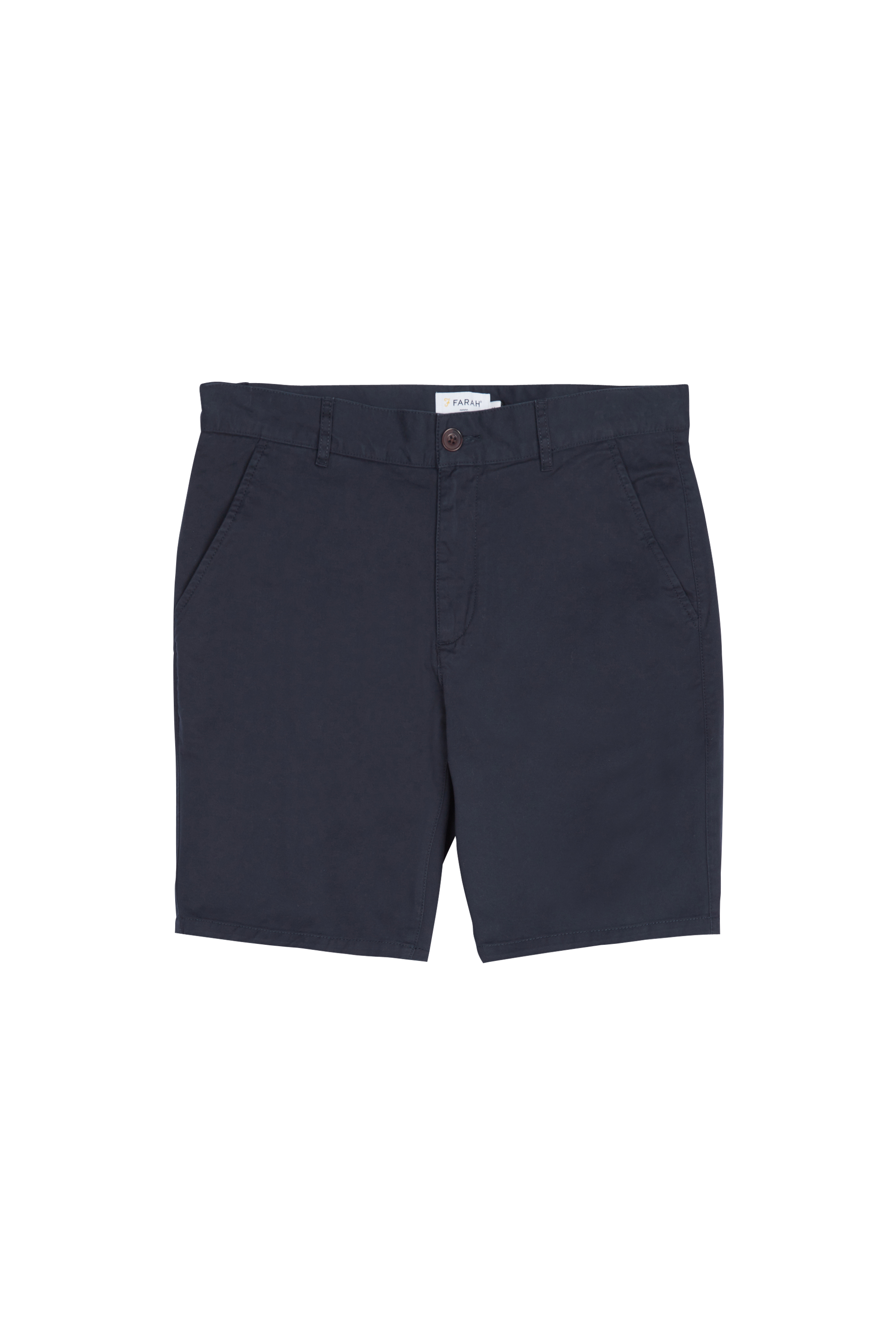 Short chino en coton Bleu