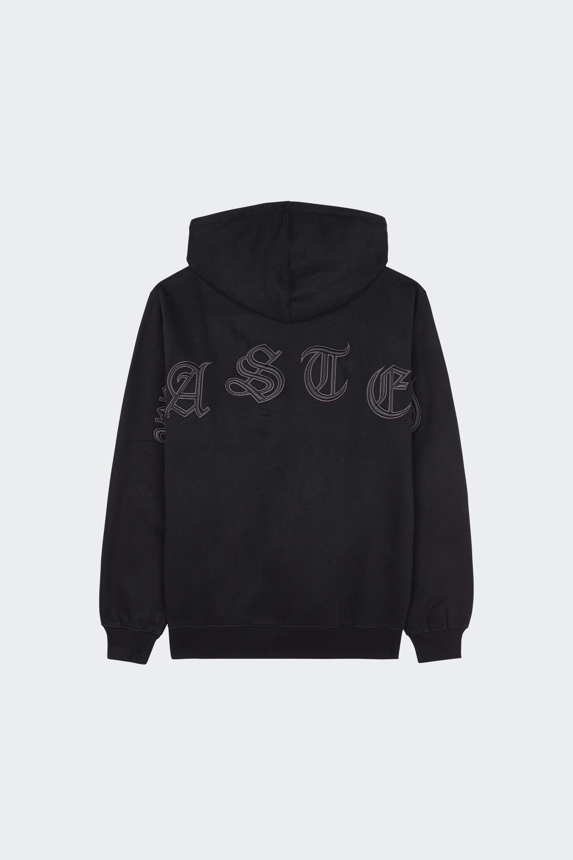 zip-up hoodie | Black by WASTED zip-up hoodie Black