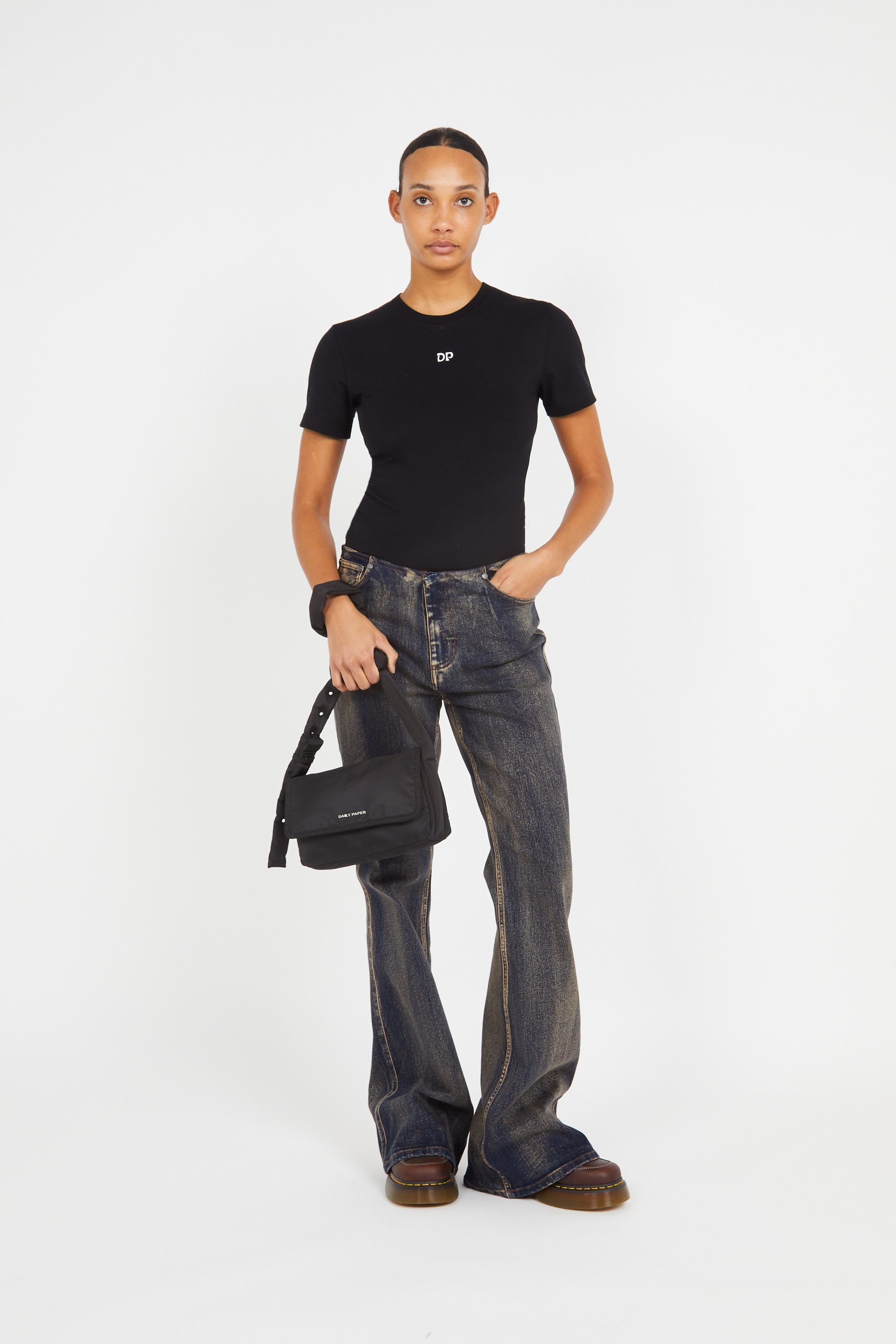 Baindeminuit shoulder bag | Black by DAILY PAPER Baindeminuit shoulder bag Black