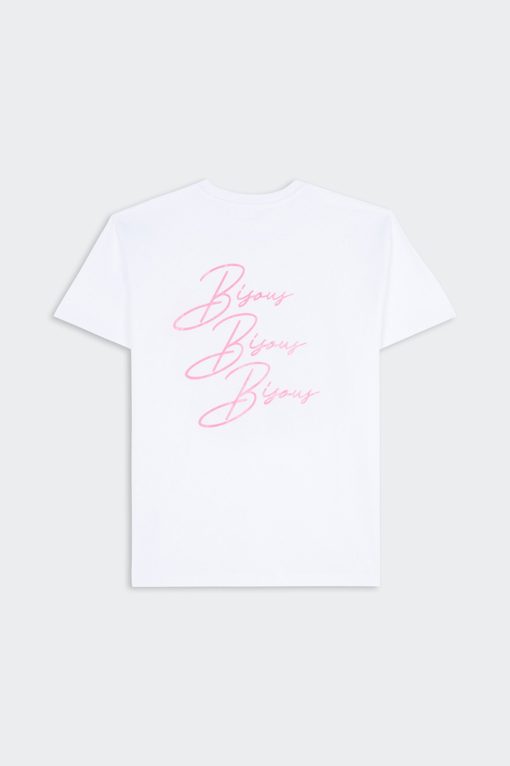 Regular-fit round-neck cotton T-shirt | White by BISOUS SKATEBOARDS Regular-fit round-neck cotton T-shirt White