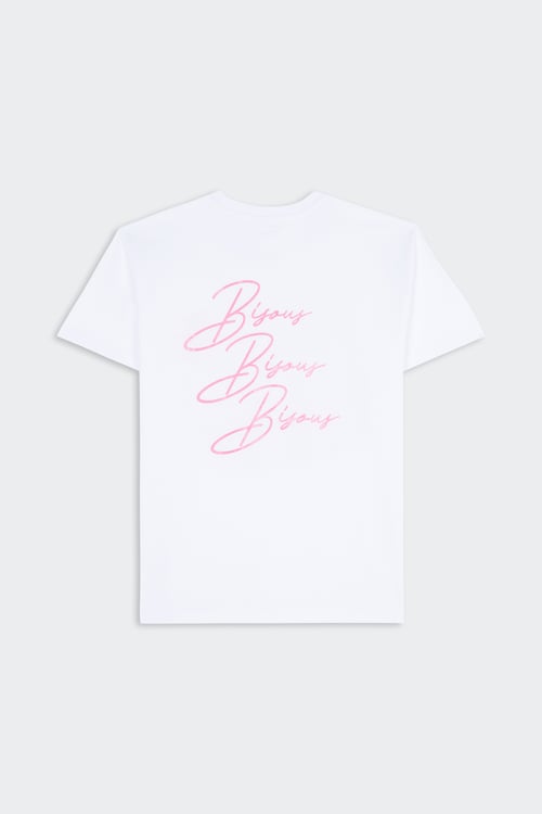 BISOUS SKATEBOARDS T-shirt Blanc