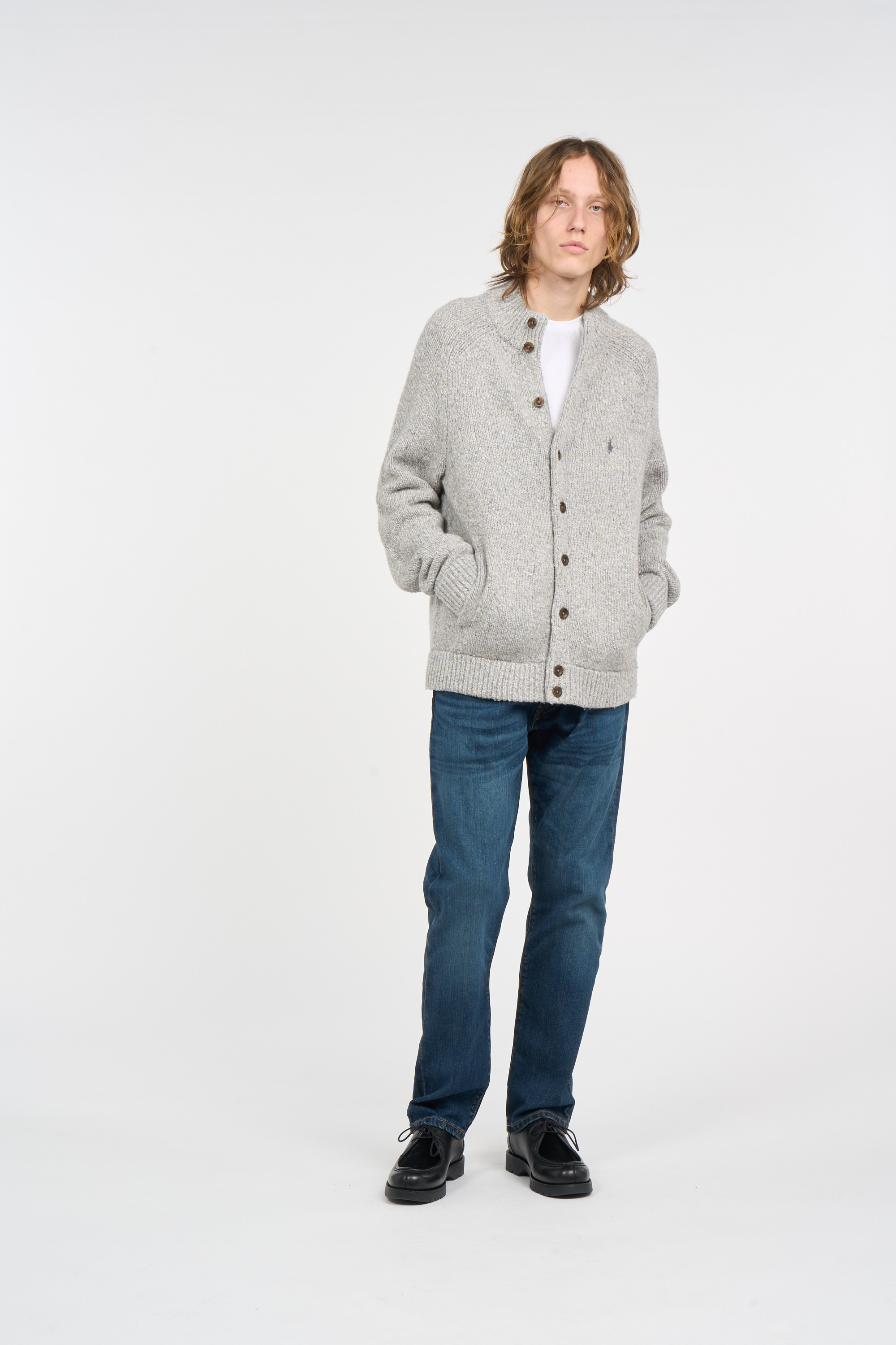 Cardigan Gris
