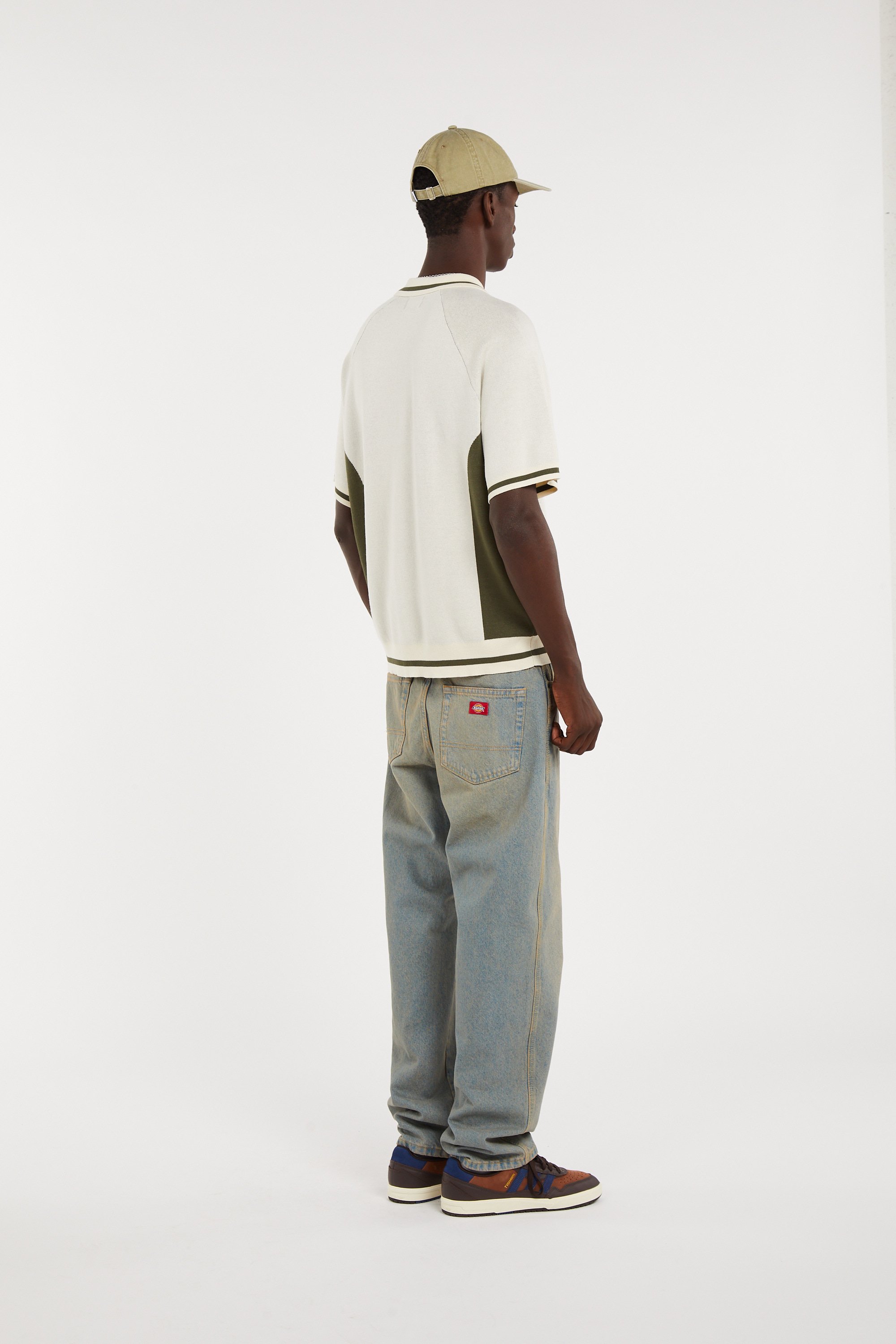 Regular-fit round-neck cotton T-shirt | Beige OBEY Men