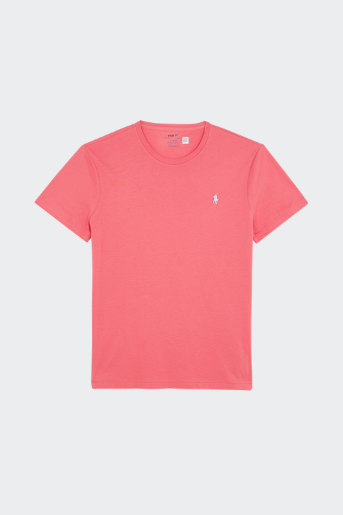 Stone Island chest logo-patch detail polo shirt T-shirt Rouge