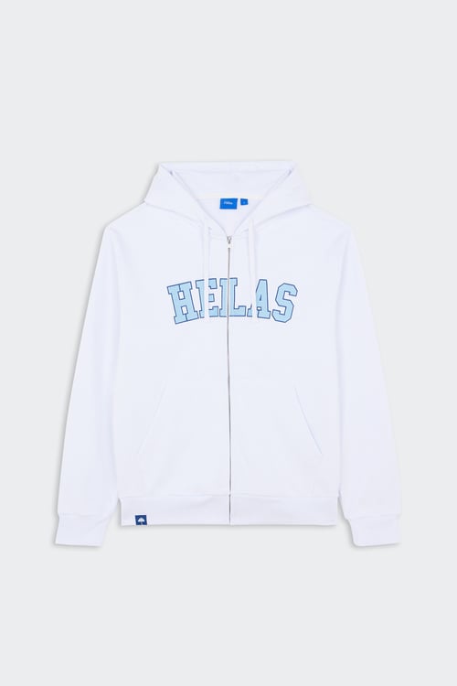 HELAS Hoodie zippé Blanc
