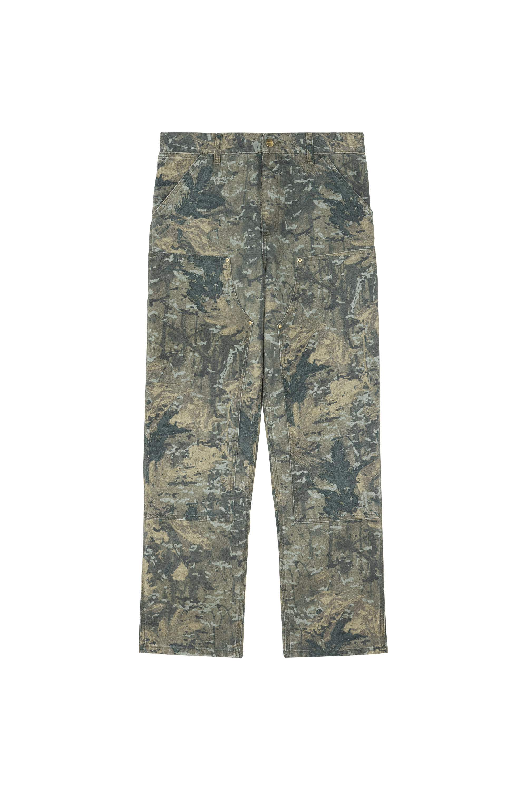 Pantalon Double Knee Camo combi, green