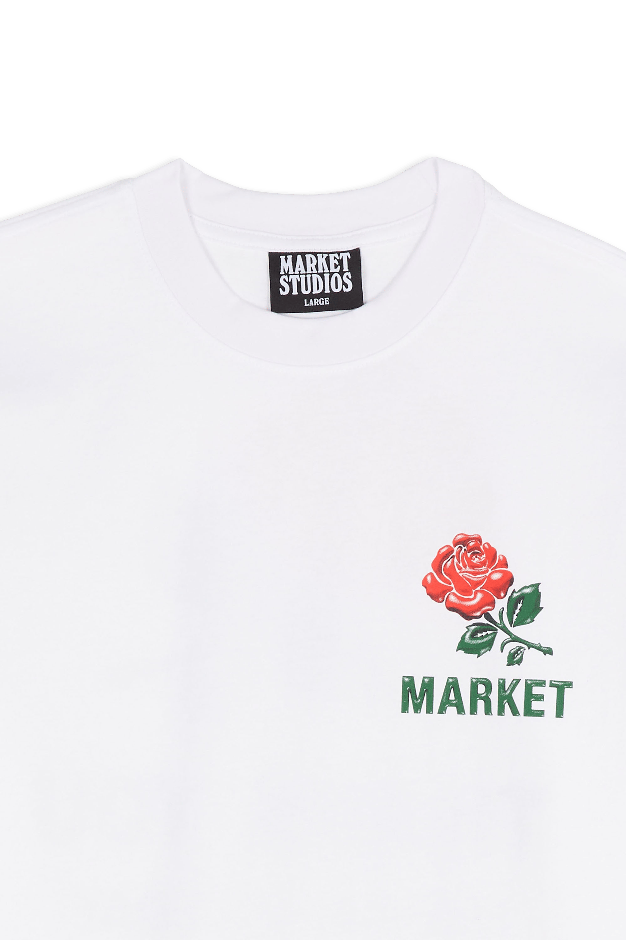 Regular-fit round-neck cotton T-shirt White