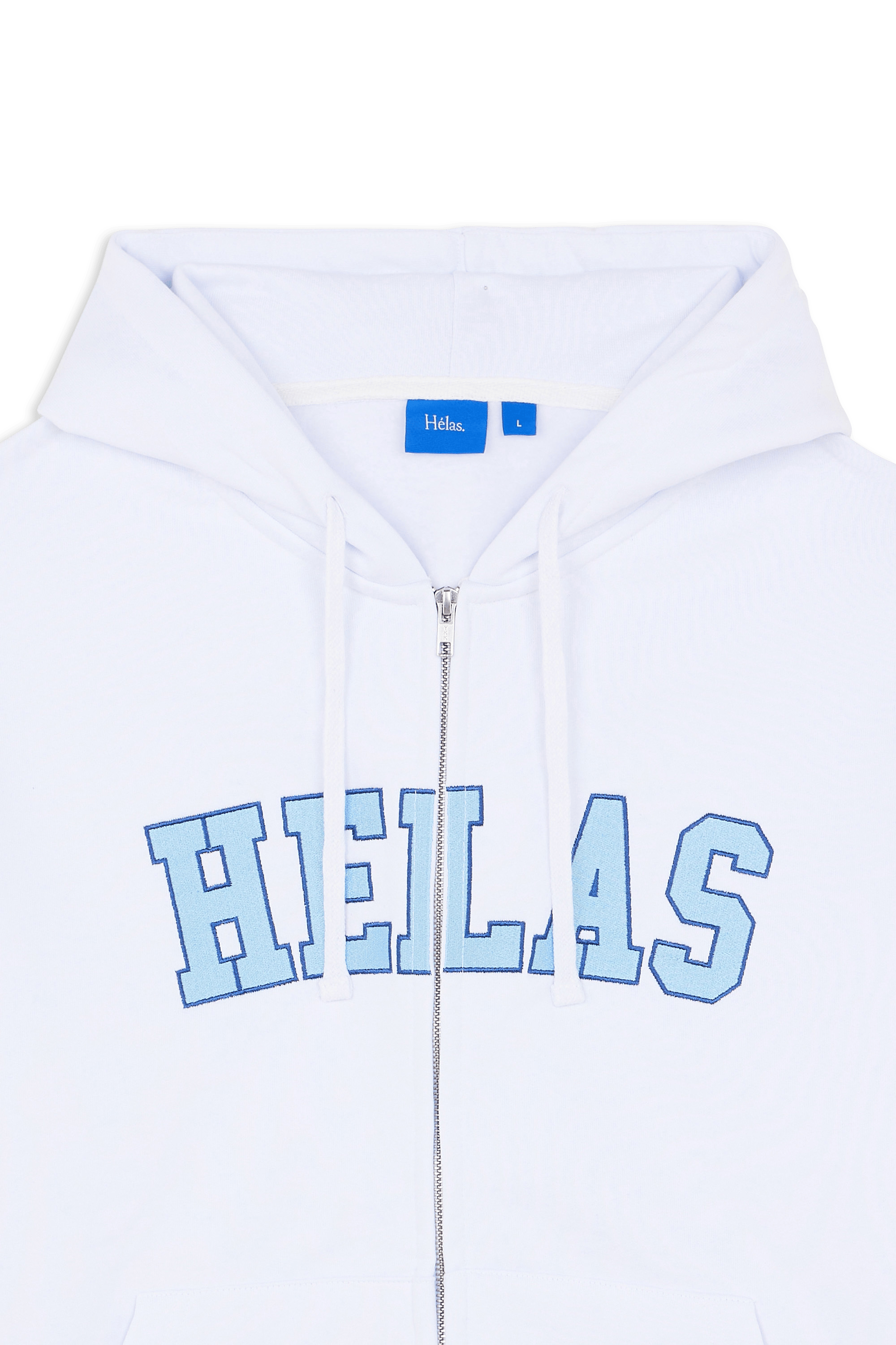 Hoodie zippé Blanc