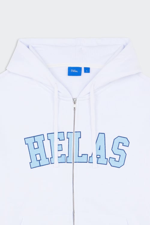 HELAS Hoodie zippé Blanc