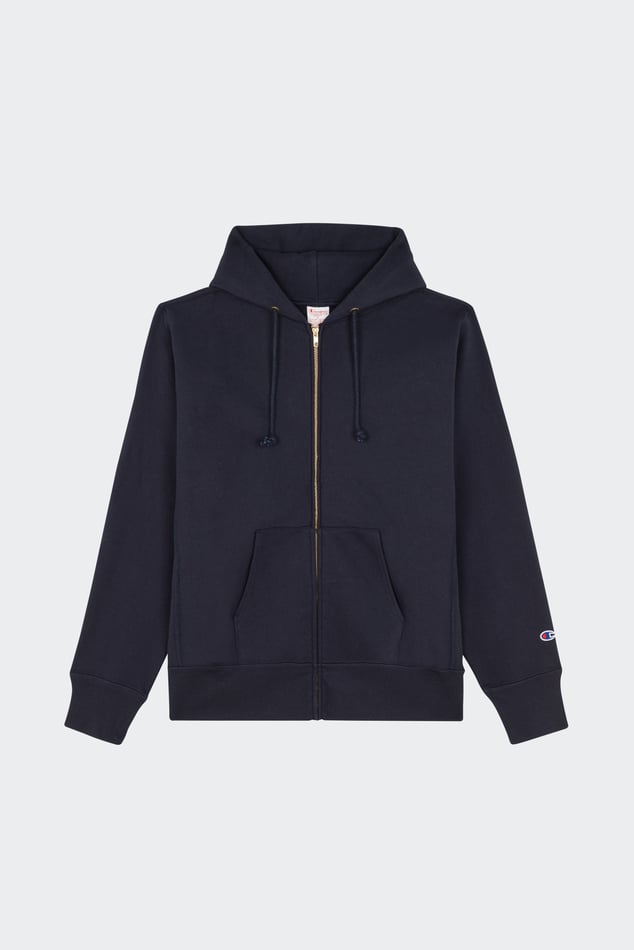 Zip up Hoodie Full Zip Hoodie Blue Champion Man Citadium