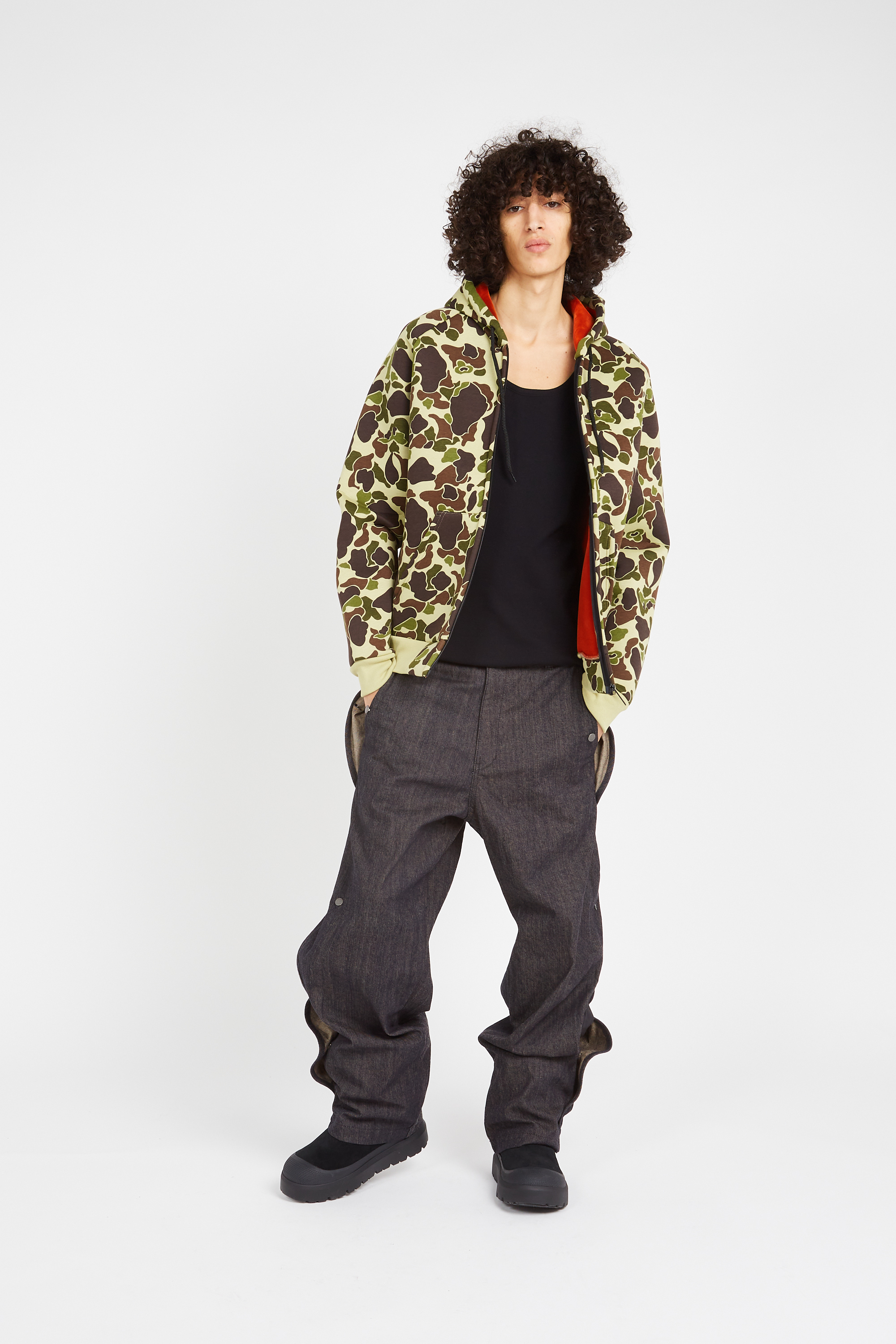 Hoodie zippé Multicolore