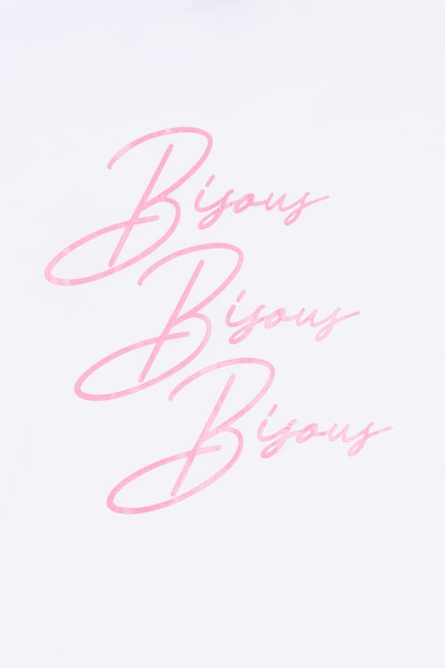 BISOUS SKATEBOARDS T-shirt Blanc