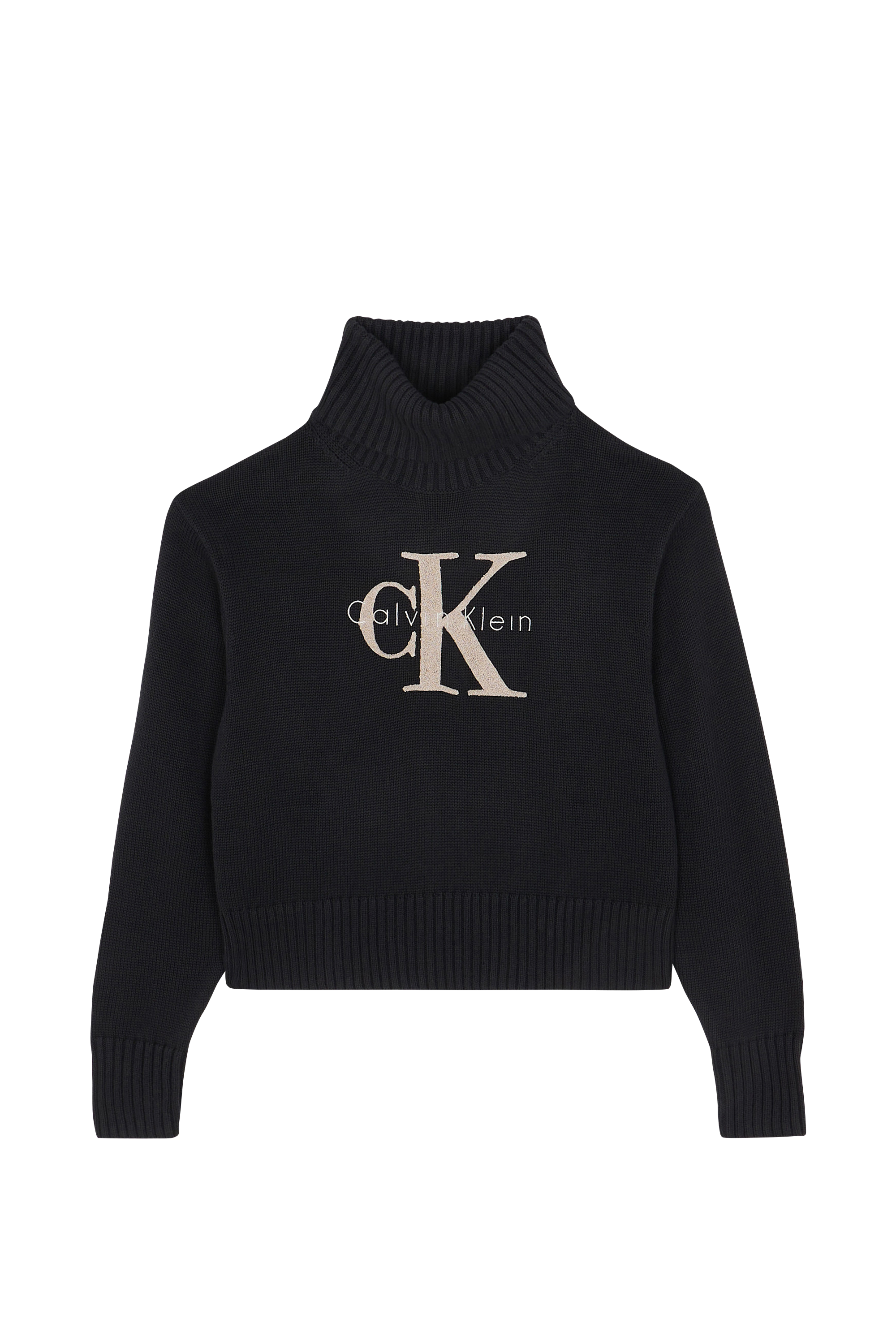 Pull col roulé Noir