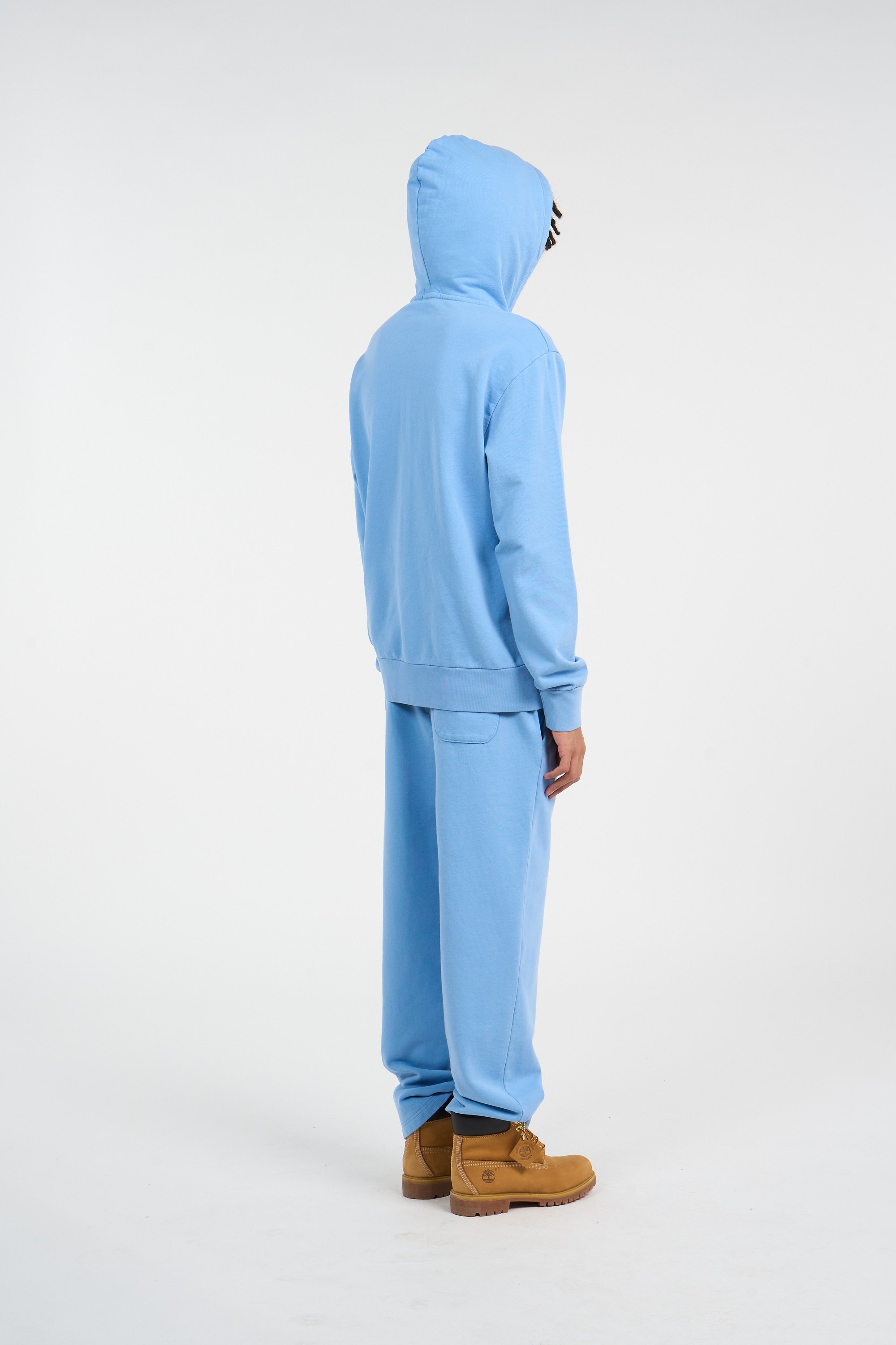 Hoodie zippé Bleu