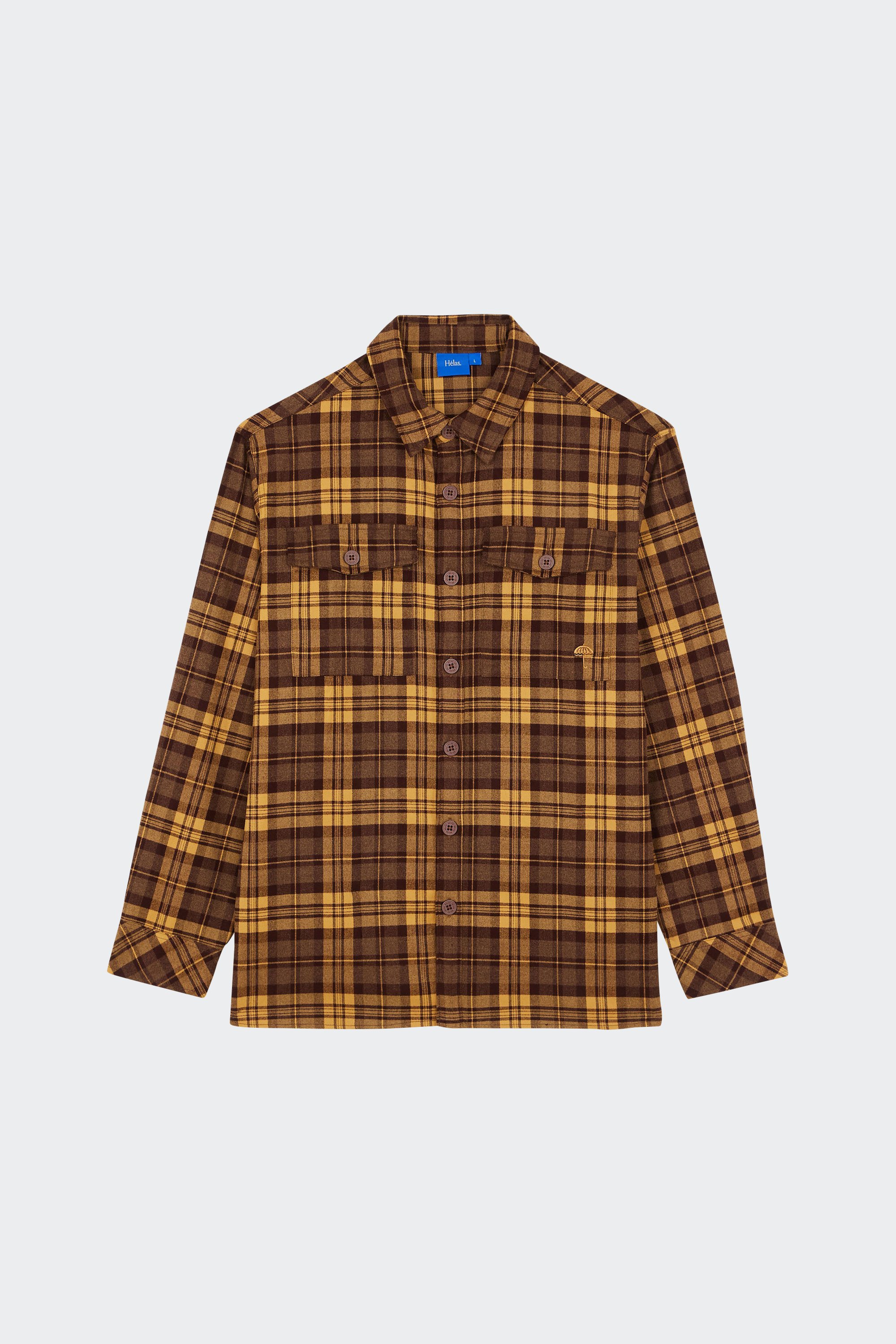 Shirt | Brown by HELAS Shirt Brown