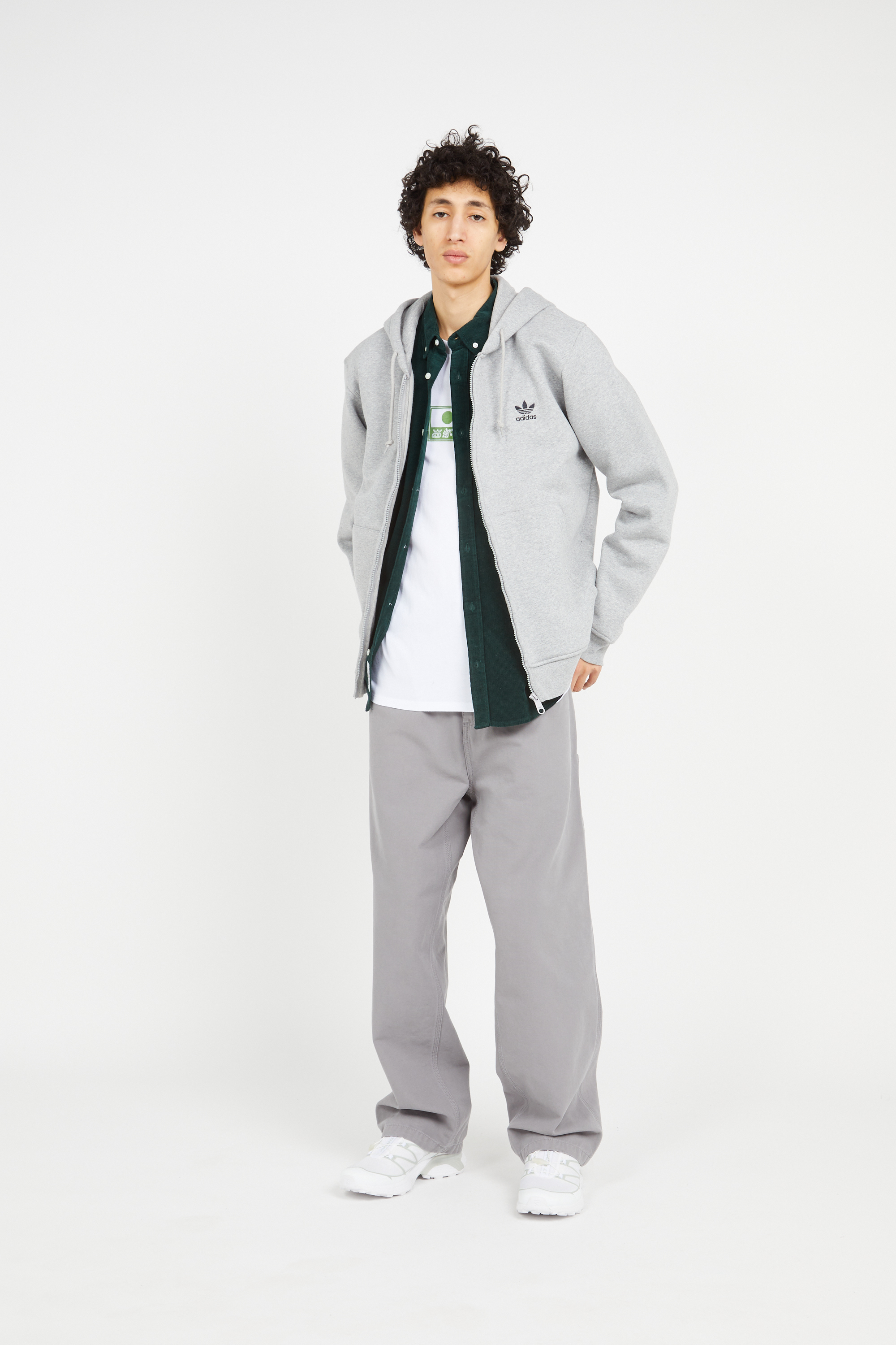 zip-up hoodie Grey