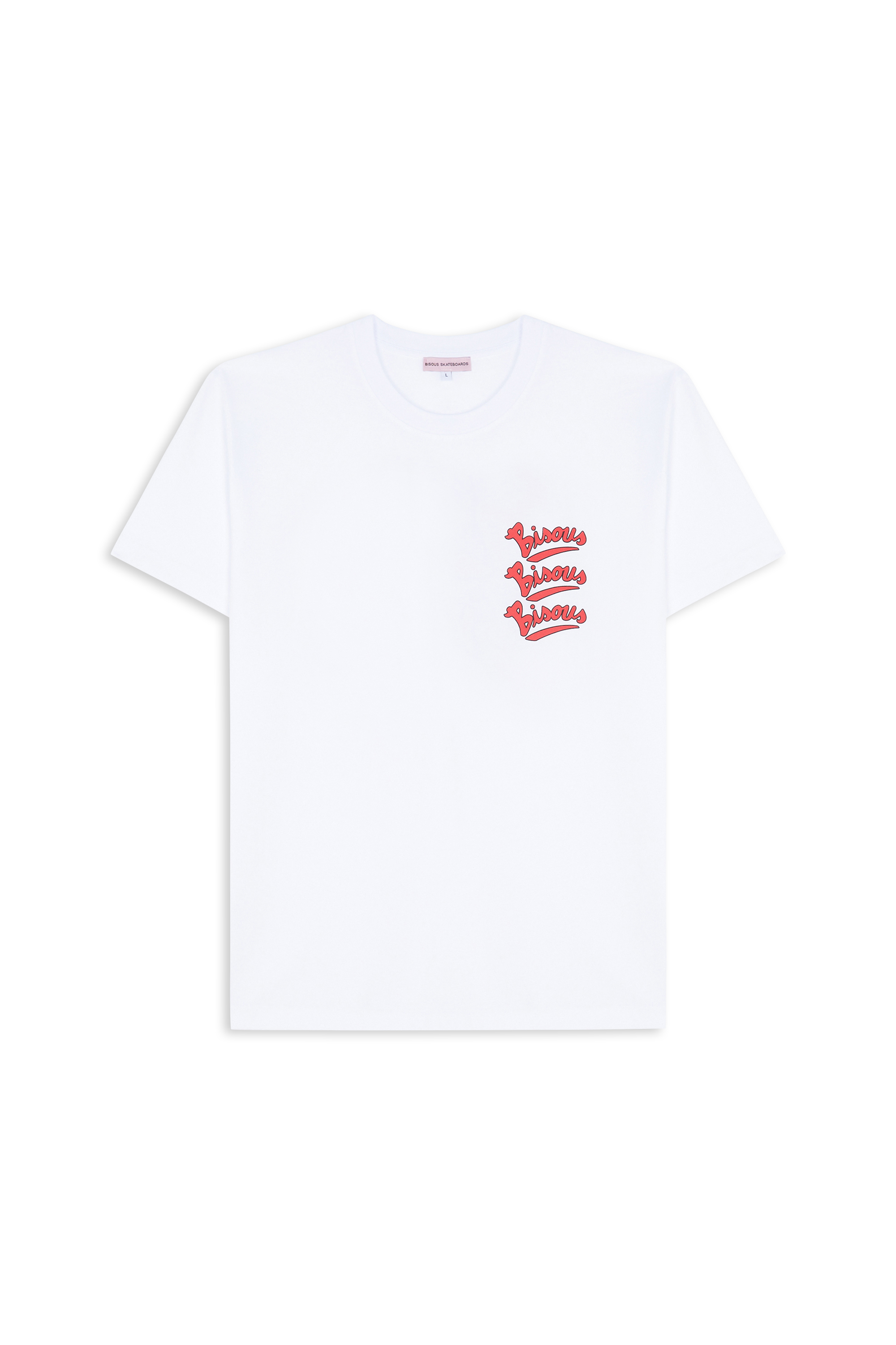 Regular-fit round-neck cotton T-shirt White