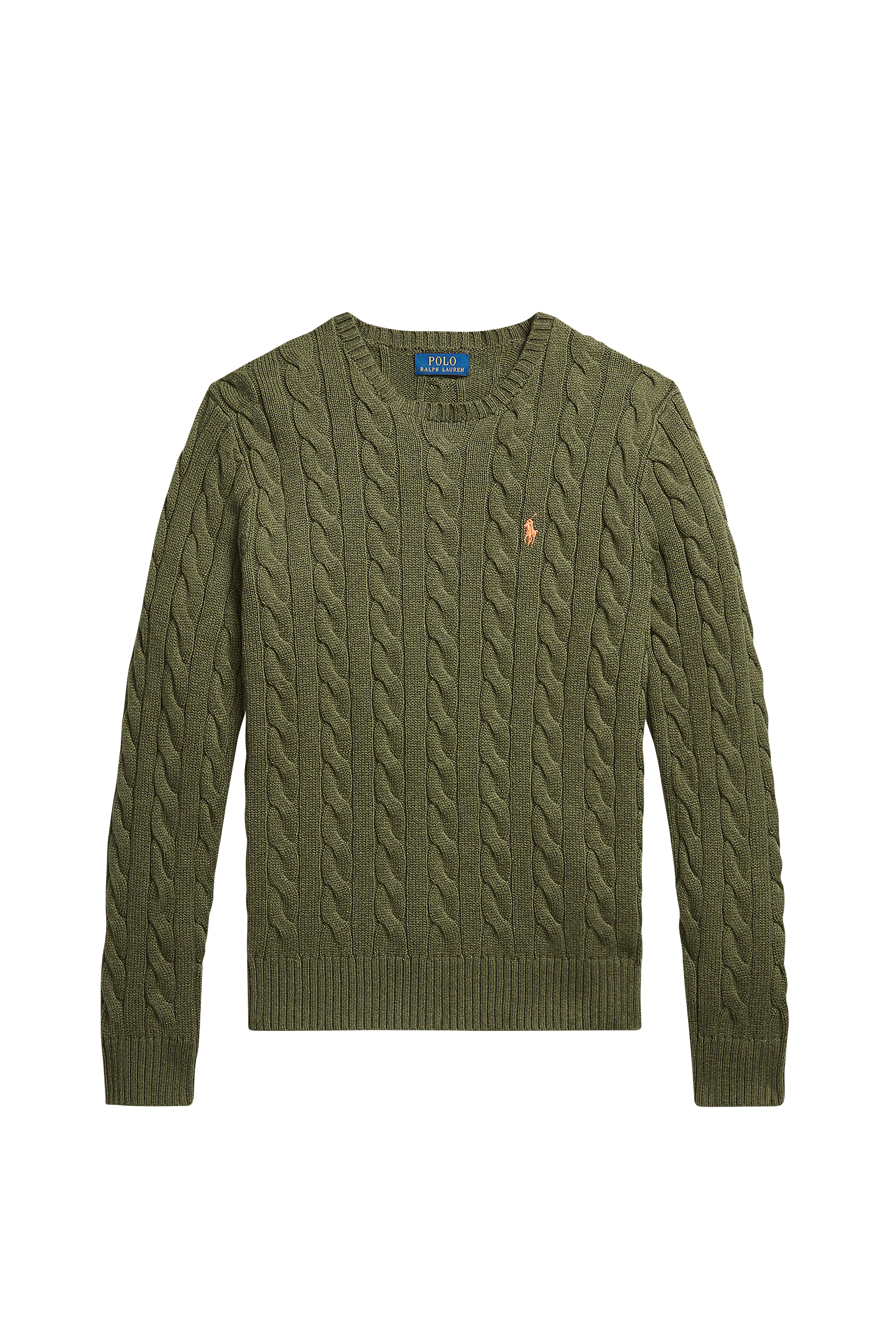 Pull droit col rond en coton  Garden trail heather
