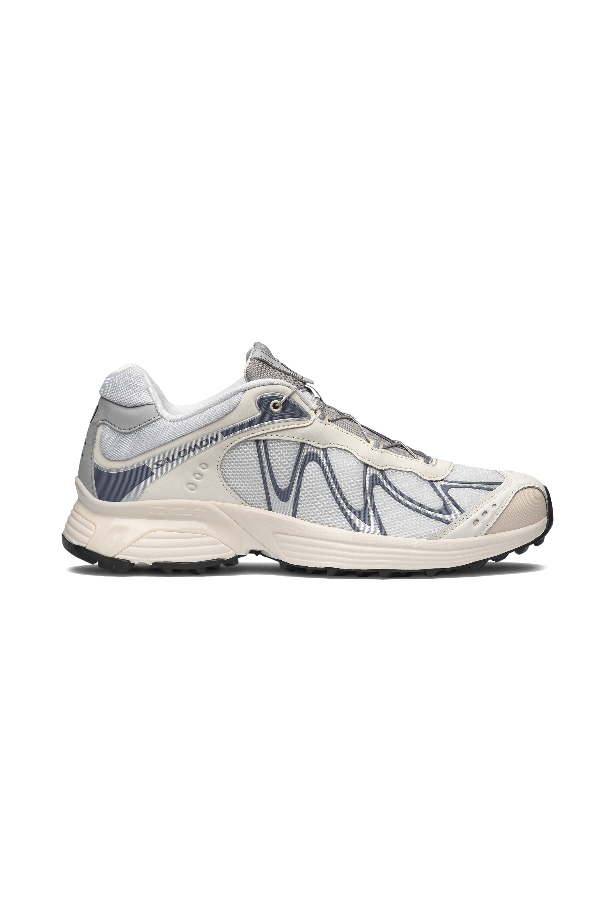 Men?s Storm 96 LO fabric and leather sneakers SALOMON White