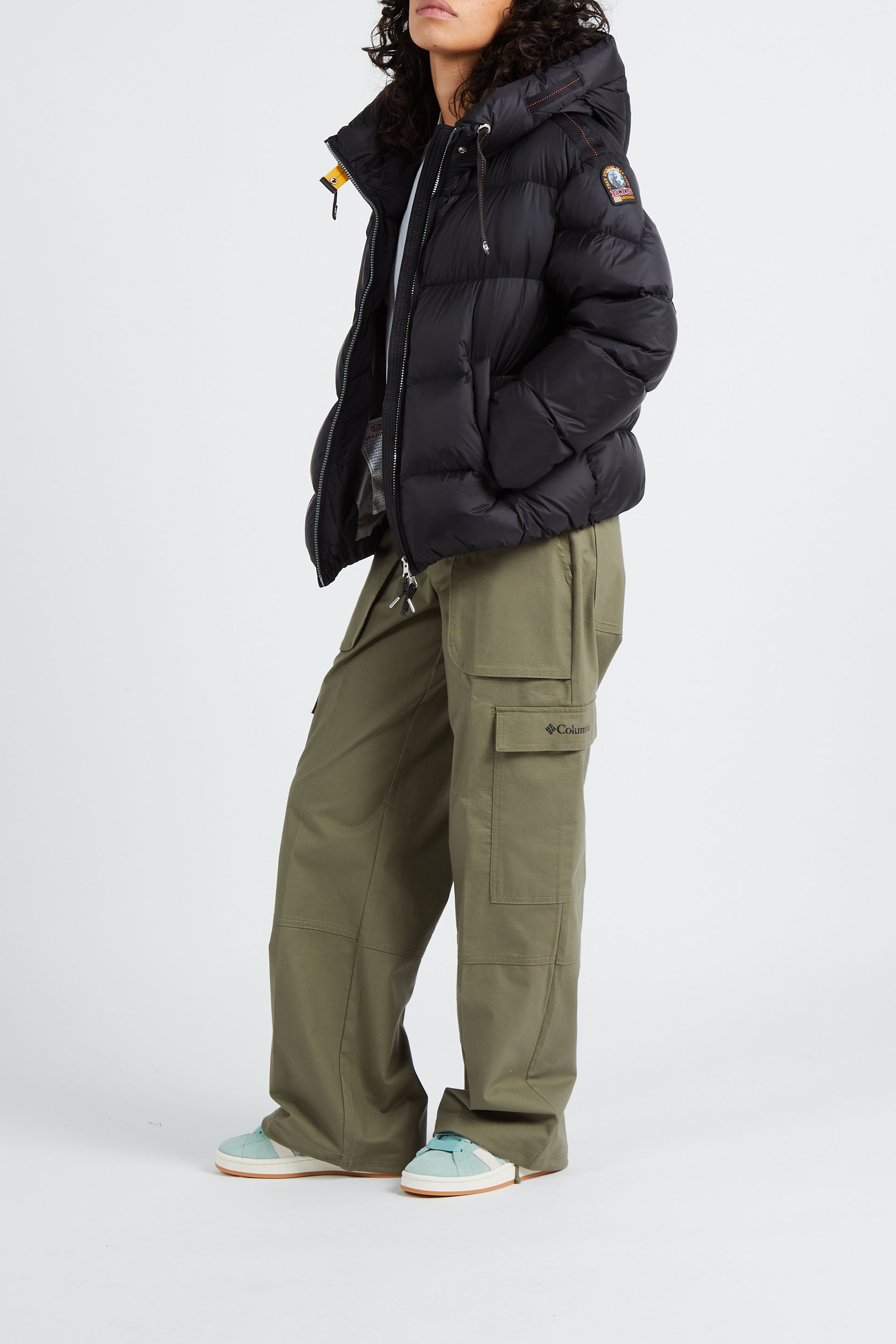 Lightweight quilted padded jacket with high neck | Black PARAJUMPERS Women