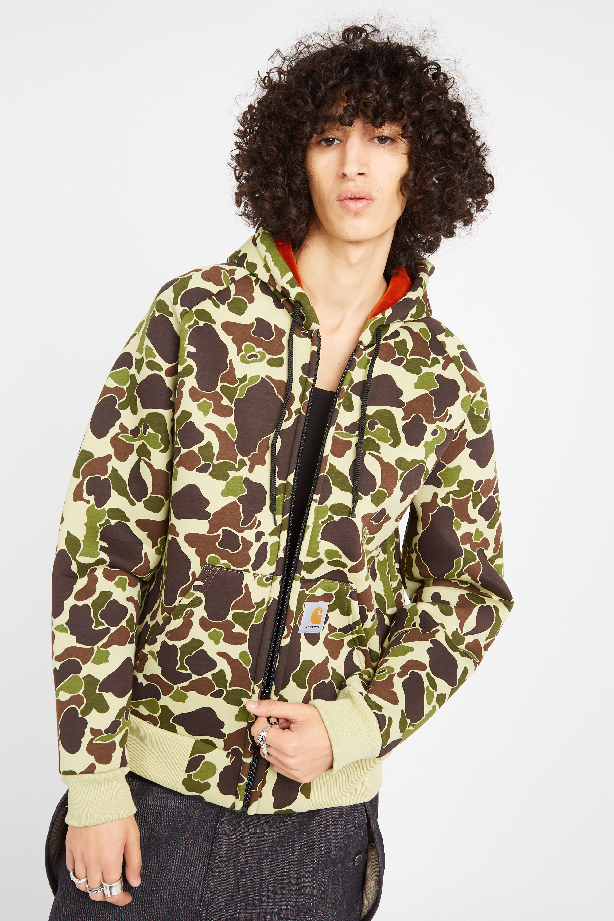 zip-up hoodie Multicolored