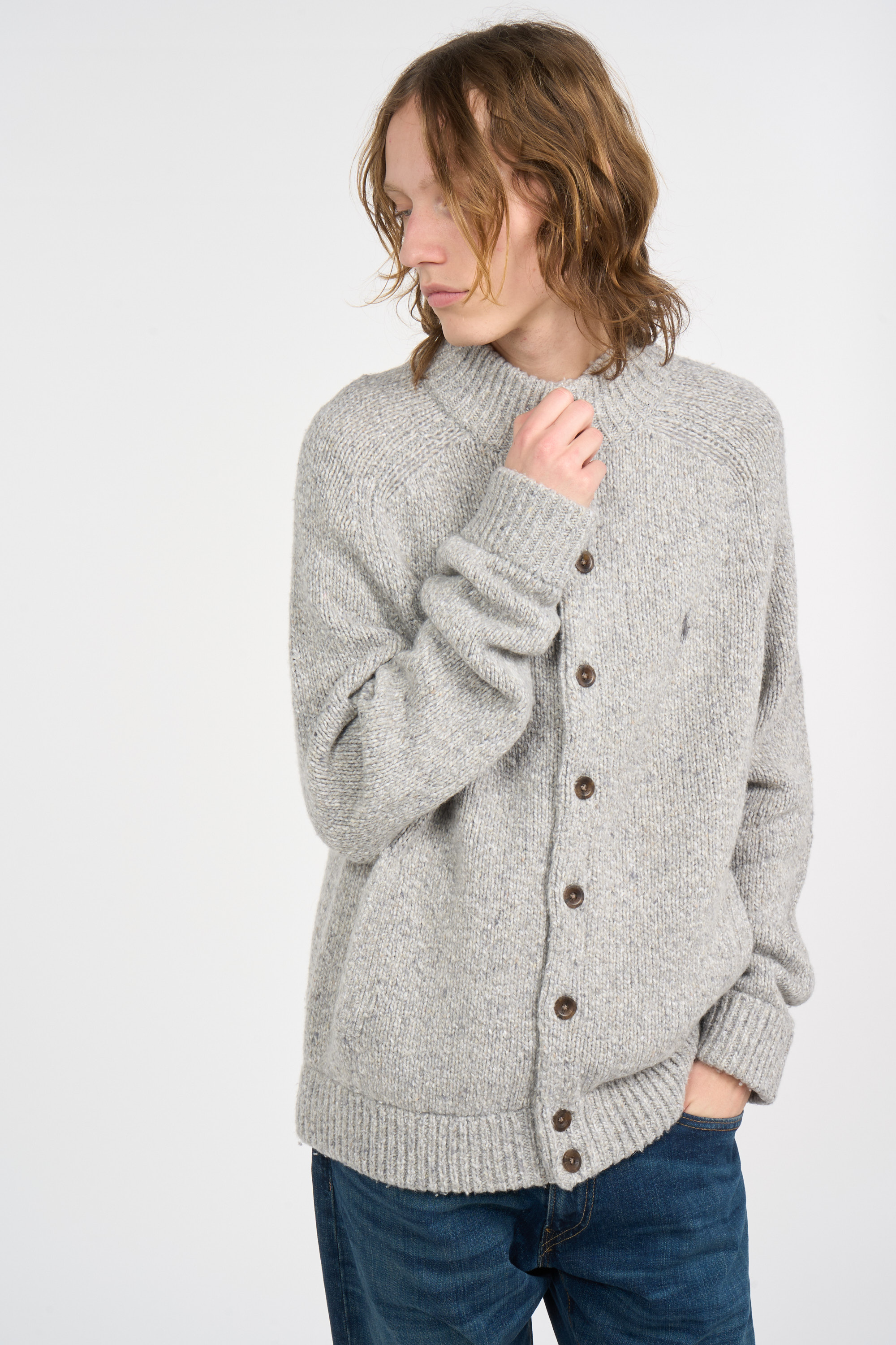 Cardigan Gris