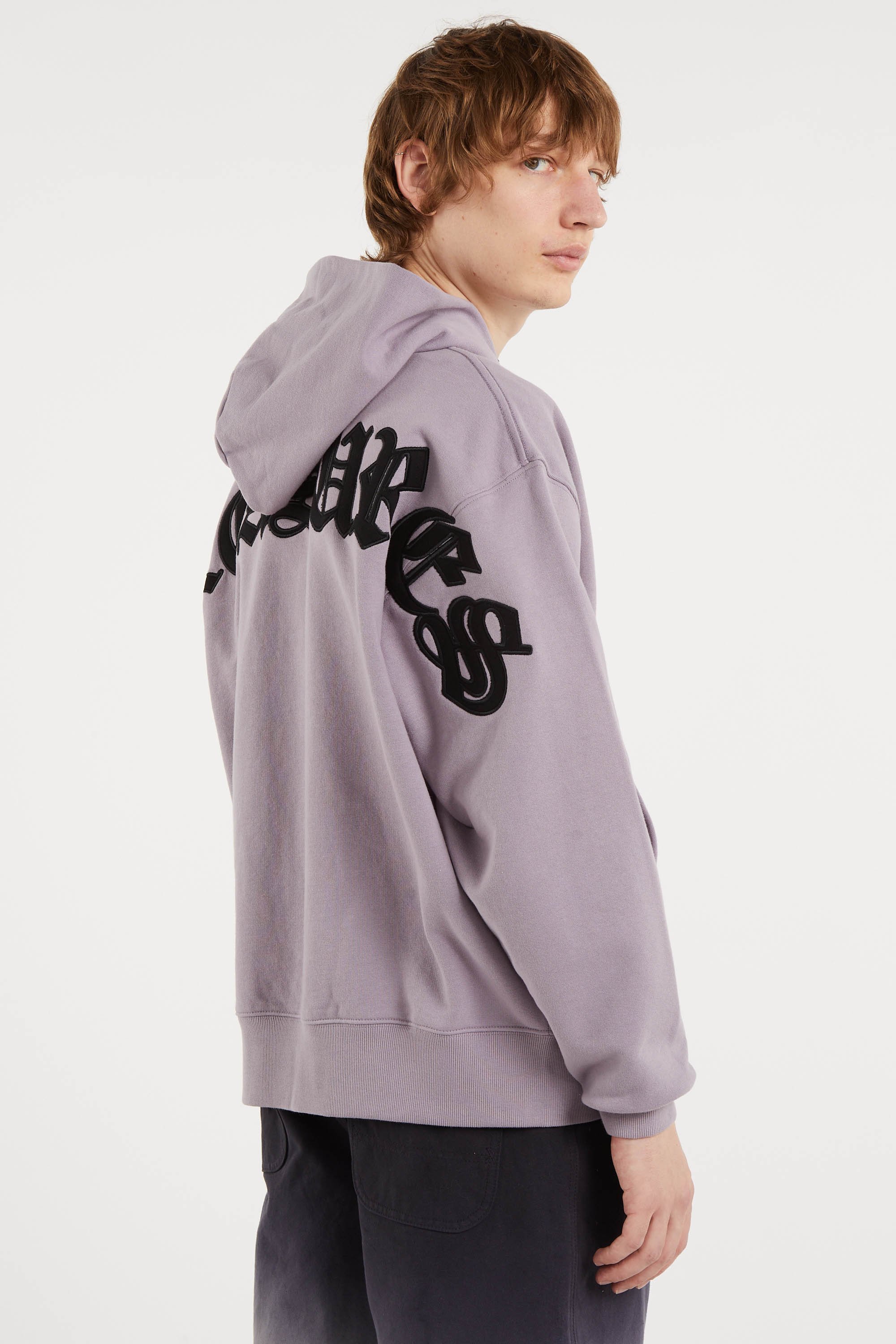 Sweat oversize à capuche en coton | Rose PLEASURES Homme