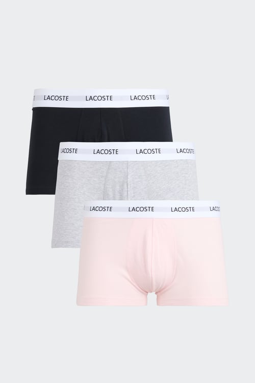 LACOSTE Lot de 3 boxers Multicolore